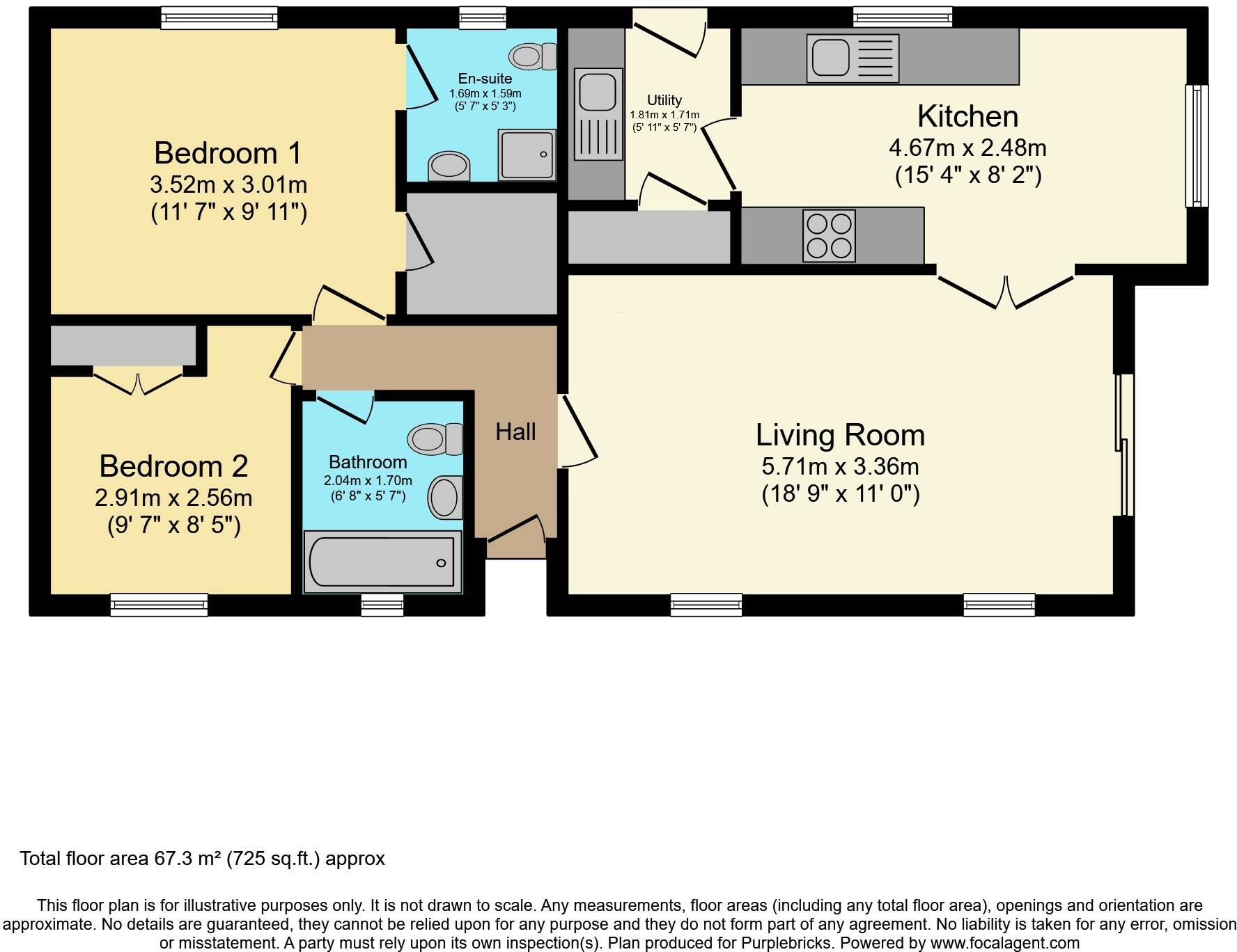 27, Oakleigh Residential Park, Clacton-on-Sea floorplan