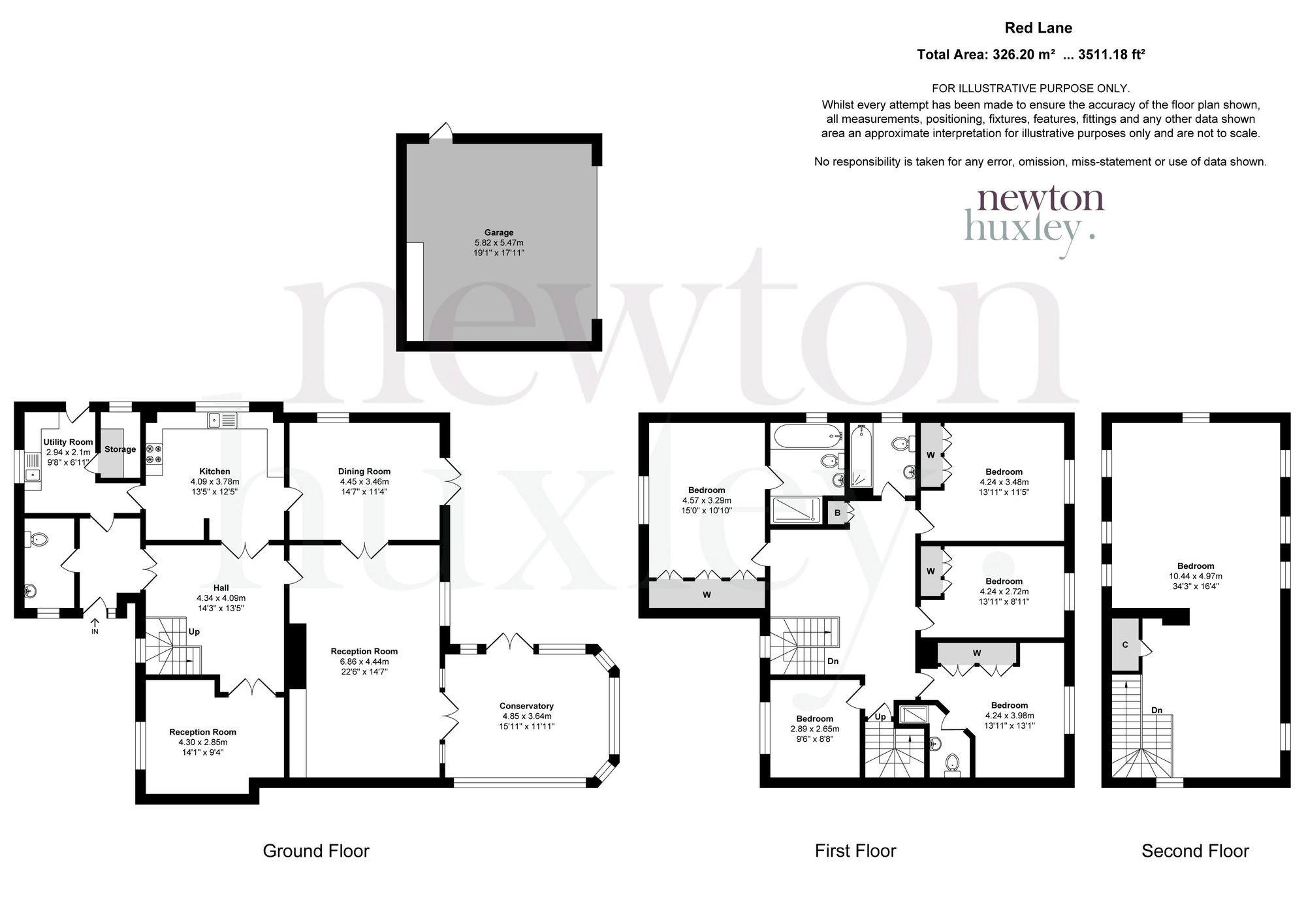 55 Red Lane, Esher floorplan