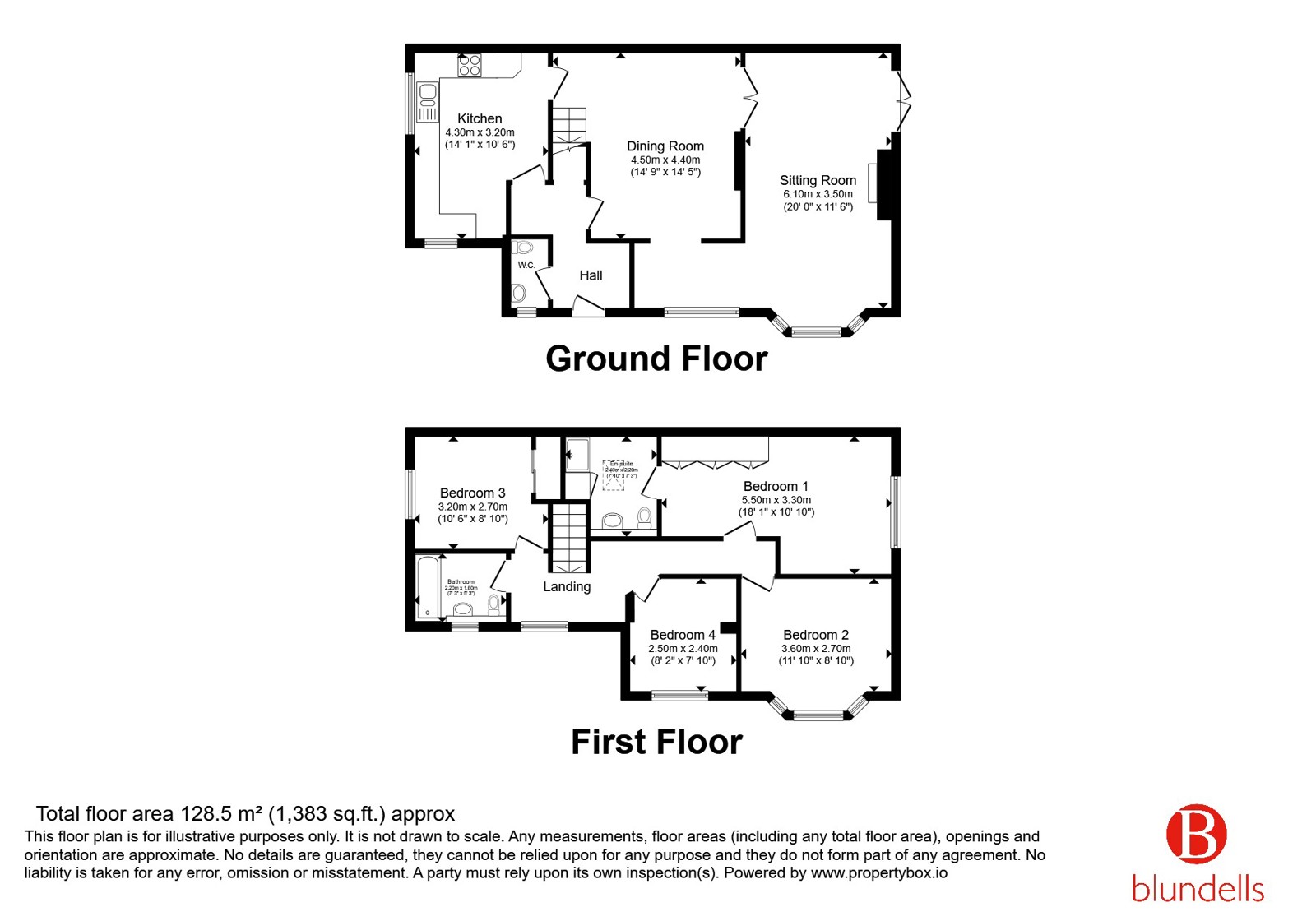 10, Blue Bell Close, Derbyshire floorplan