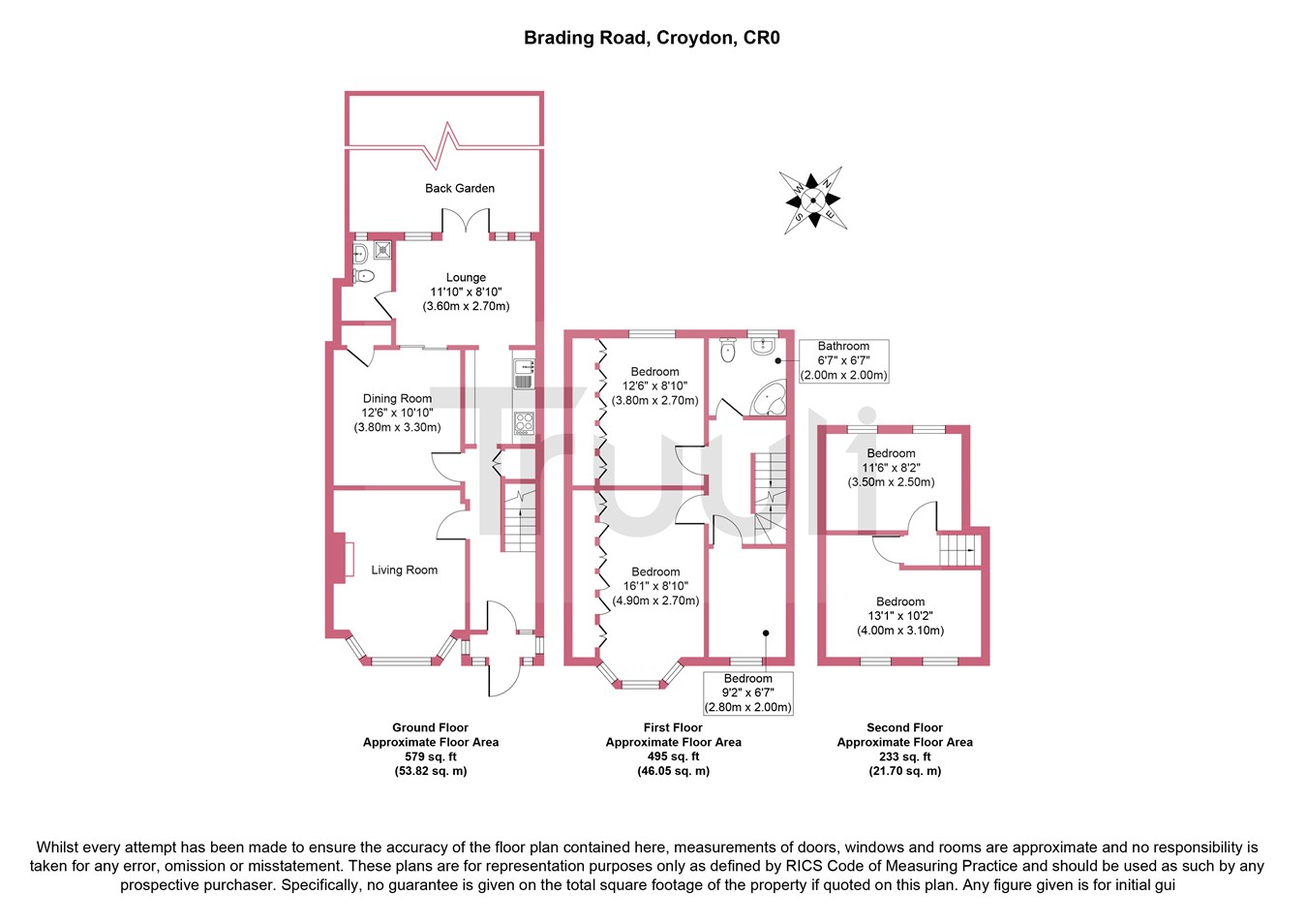 5 Bedrooms Terraced house for sale in Brading Road, Croydon CR0