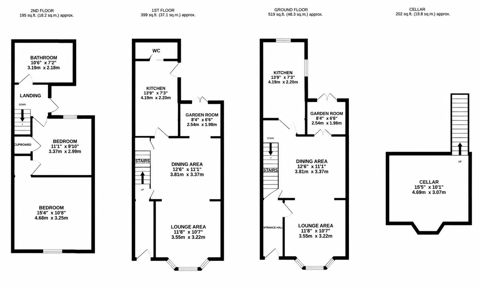 6, Vernon Terrace, Northampton floorplan