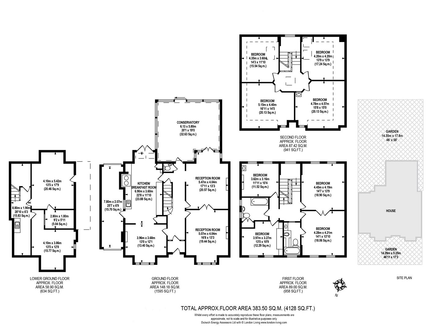 93, Knatchbull Road, London floorplan
