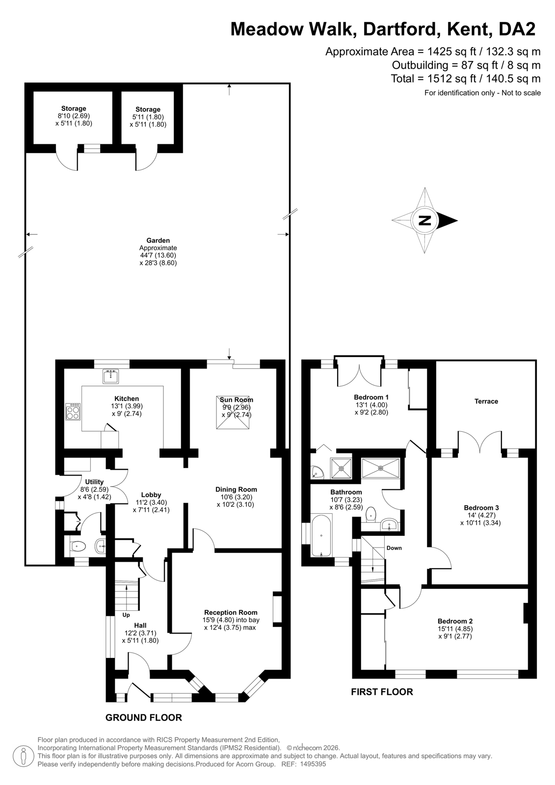 12, Meadow Walk, Dartford floorplan