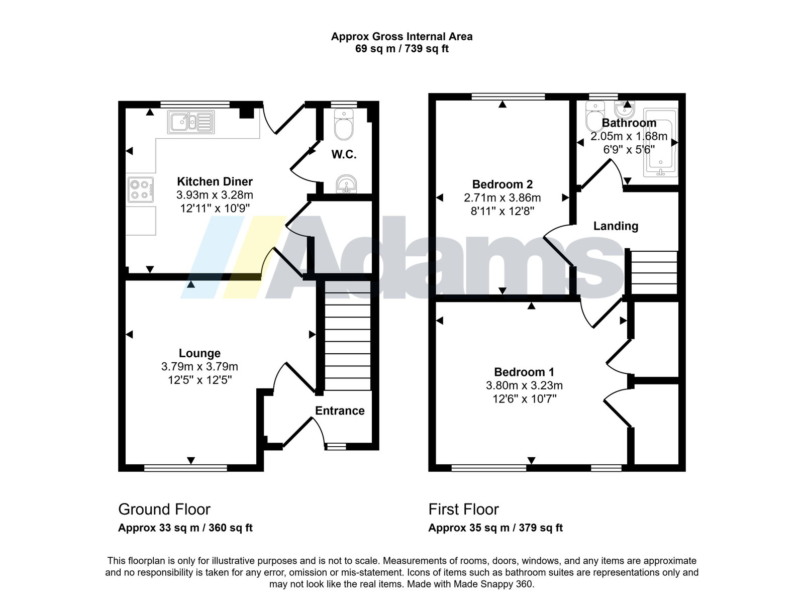 39, Meadow Row, RUNCORN floorplan