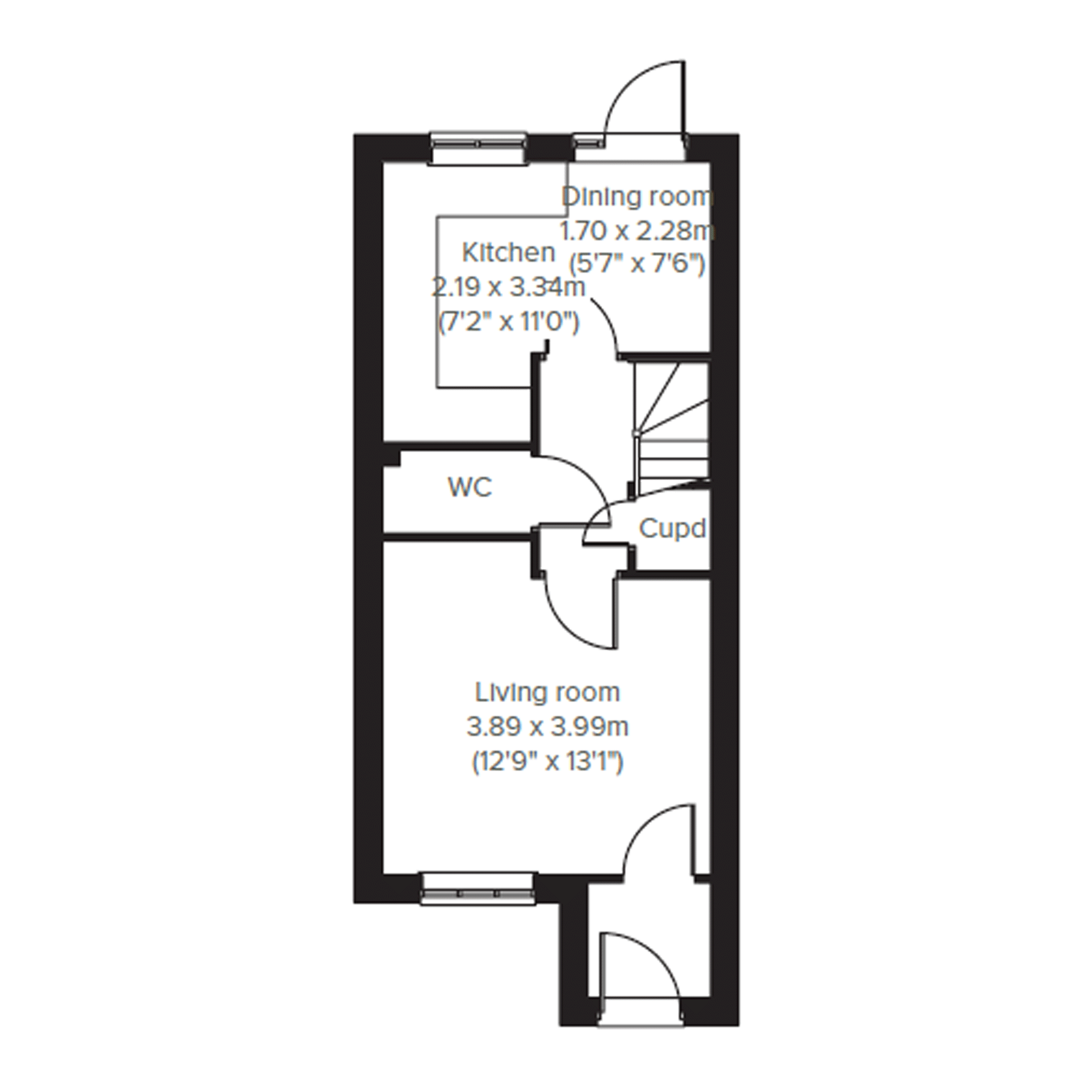 79, Salisbury Road, Shaftesbury floorplan