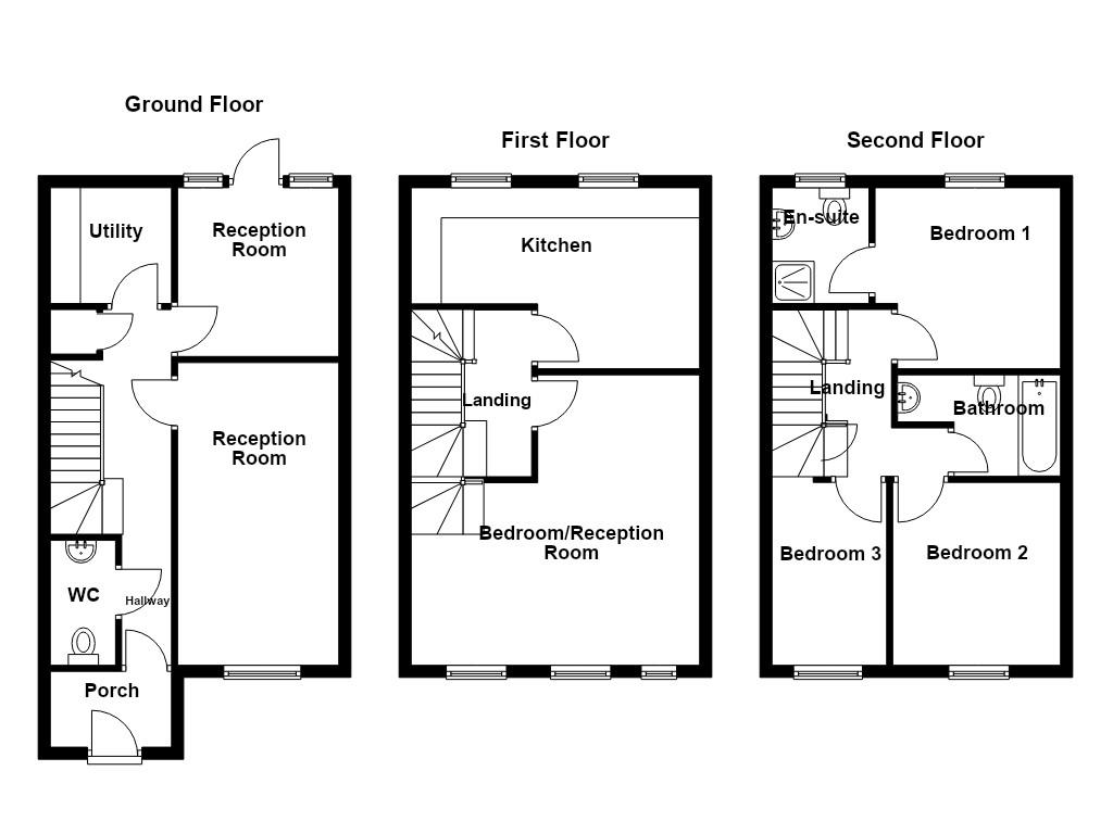 20, Wilton Close, Blackburn floorplan