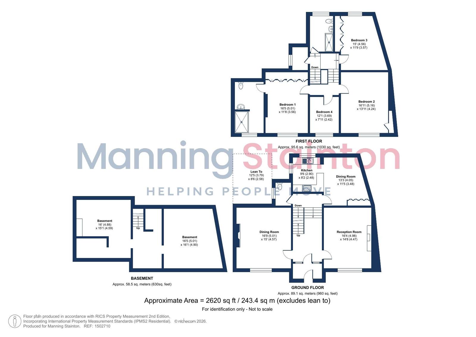 263, Barnsley Road, Wakefield floorplan