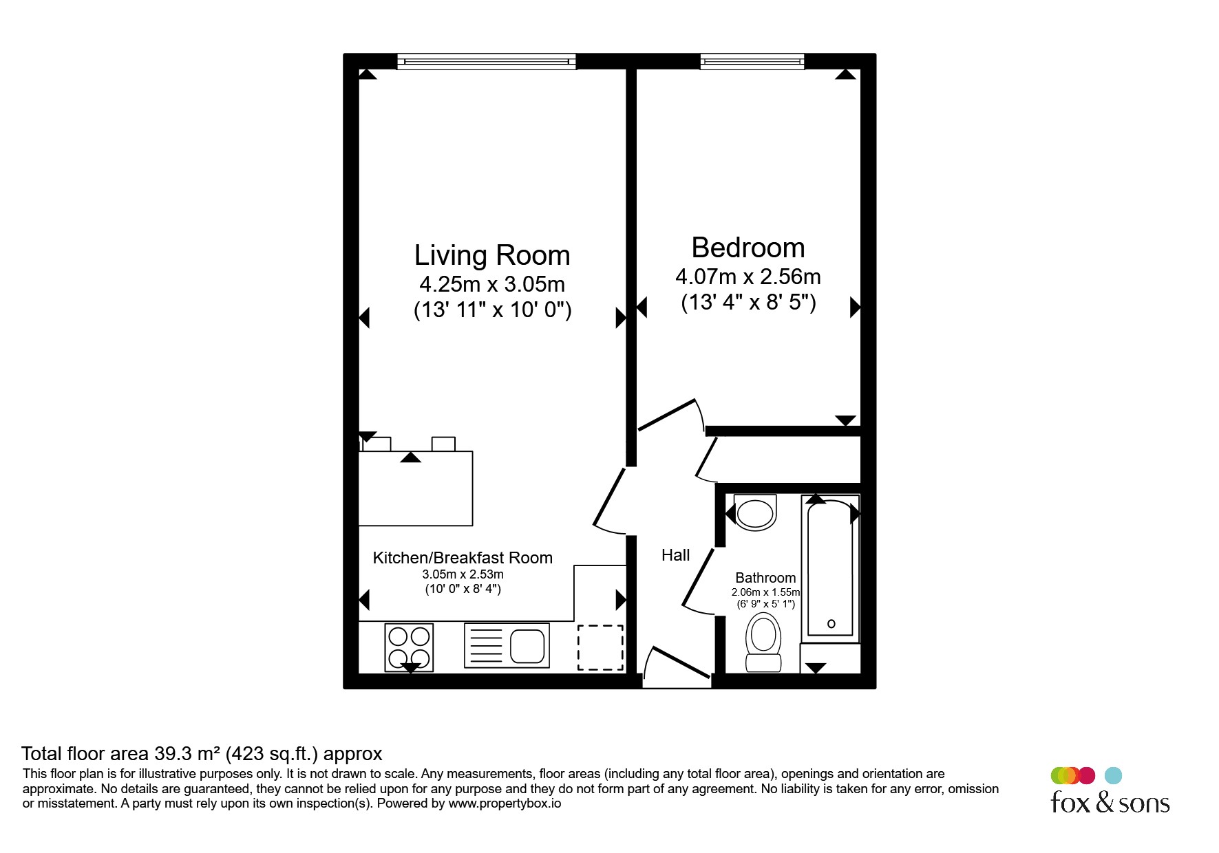 Flat 7, Homeleigh, London Road, Brighton floorplan