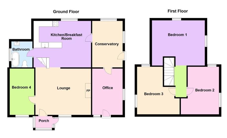 Tro Lon, Llandysul floorplan