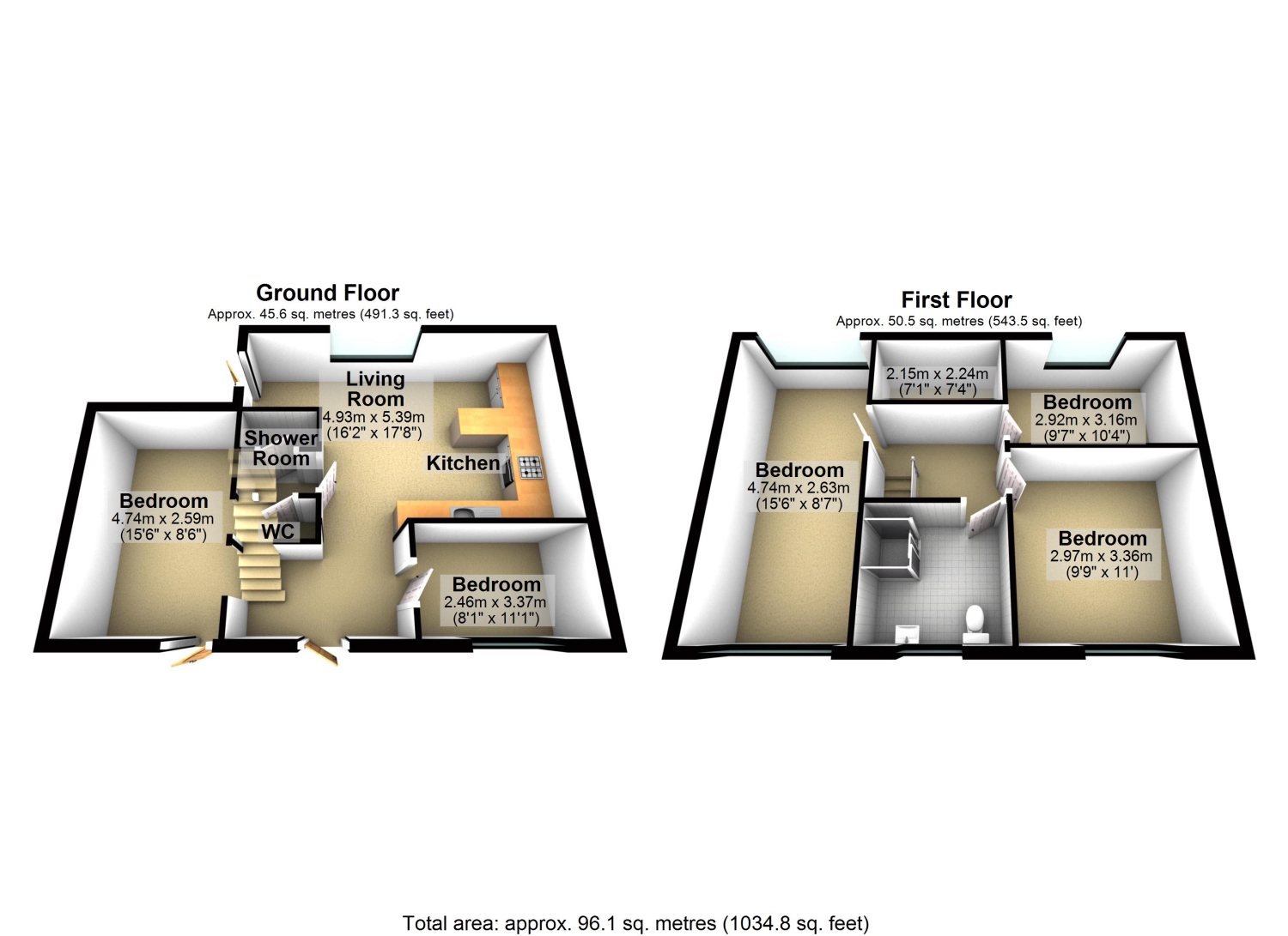 58, Magna Road, Egham floorplan