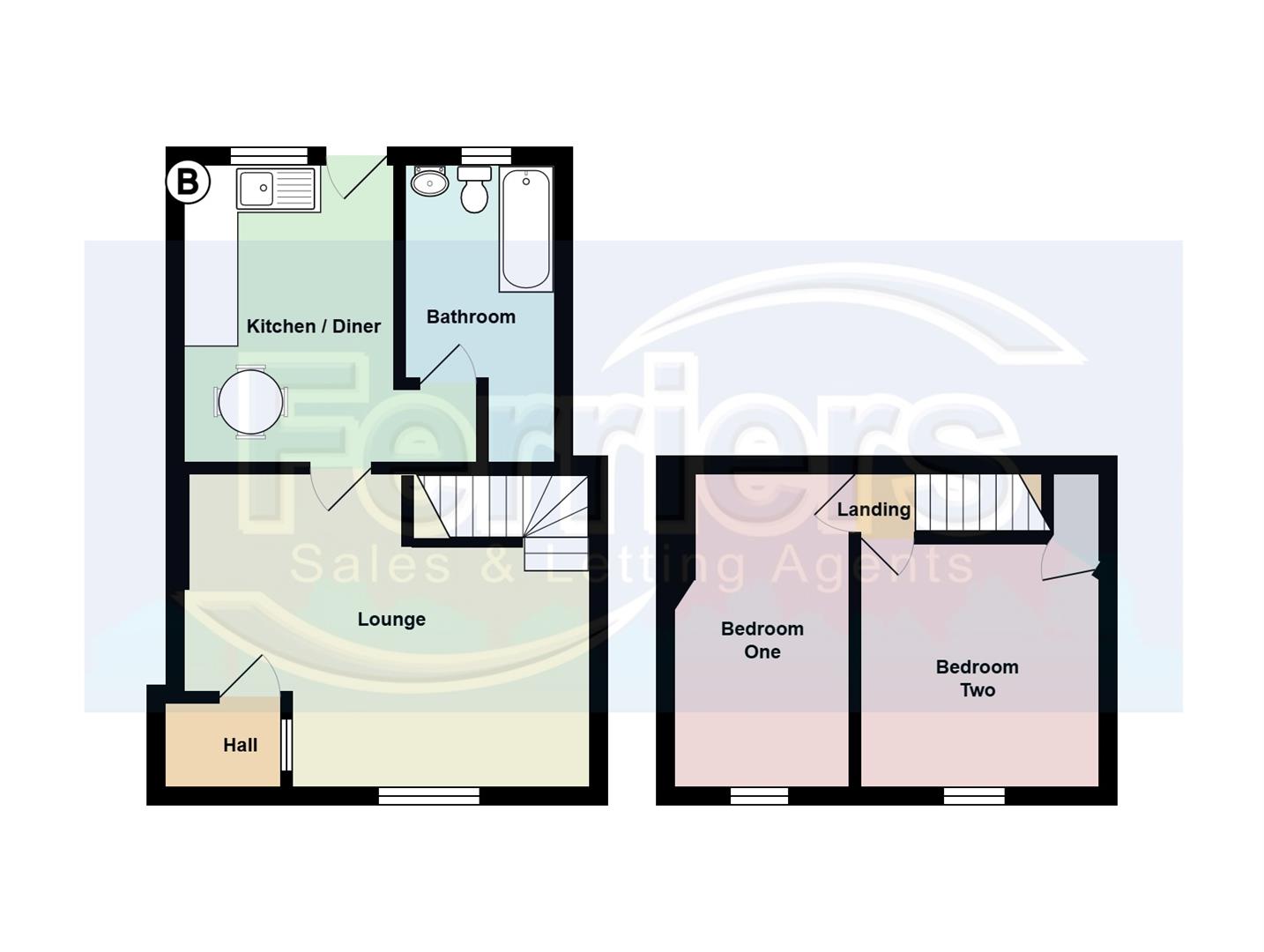 32, Castle Street, Maesteg floorplan