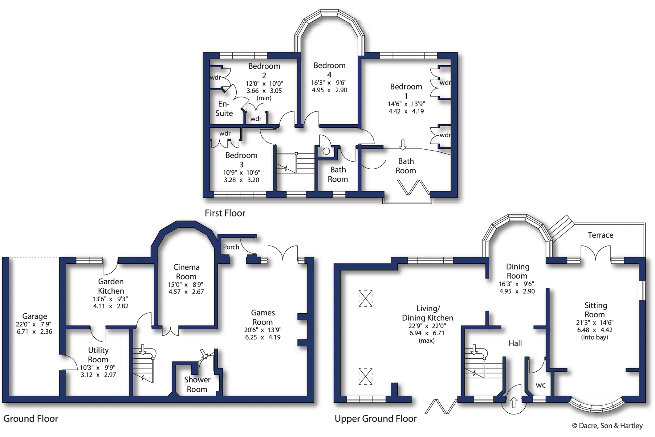 5 Bedrooms Detached house for sale in South Crescent, Ripon, North Yorkshire HG4