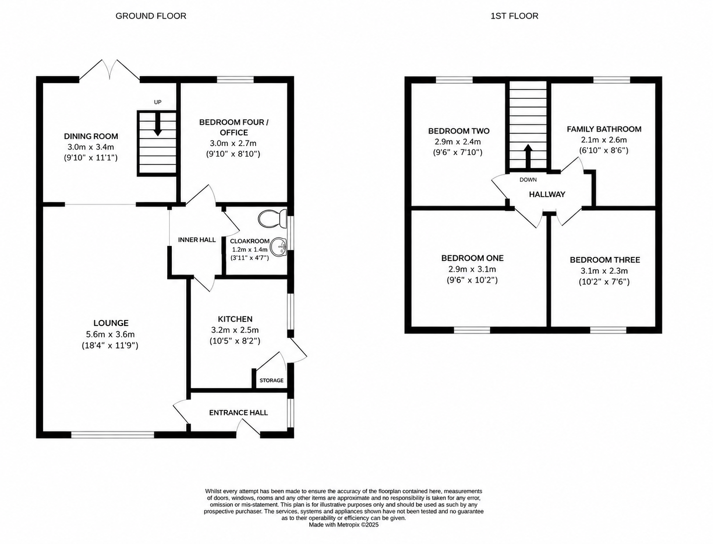 6, Rose Avenue, Kingswinford floorplan