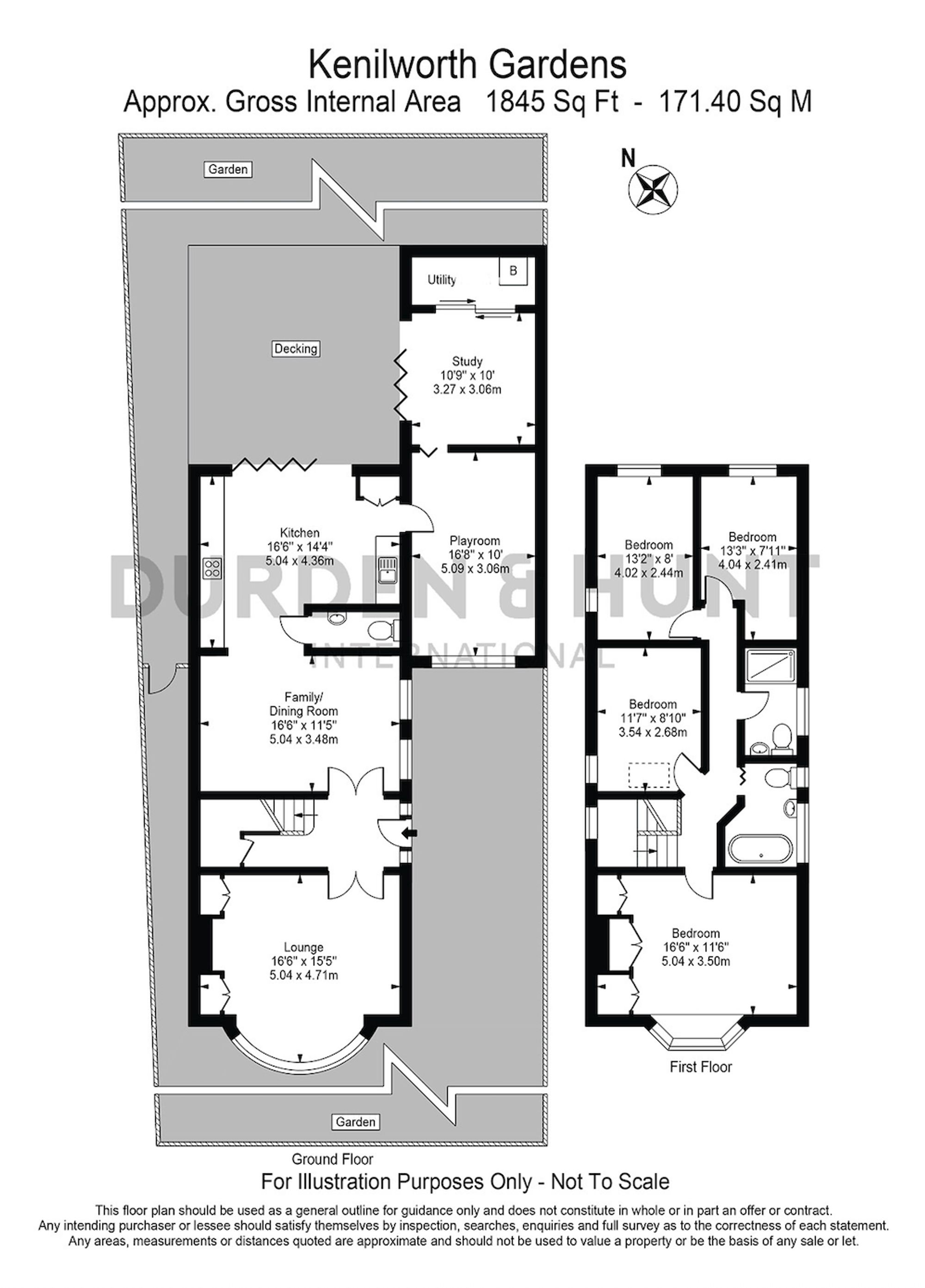 1 Kenilworth Gardens, Loughton floorplan