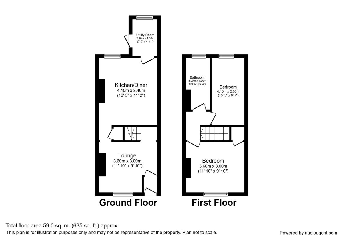 2 Bedrooms Terraced house to rent in Swan Street, Darwen BB3