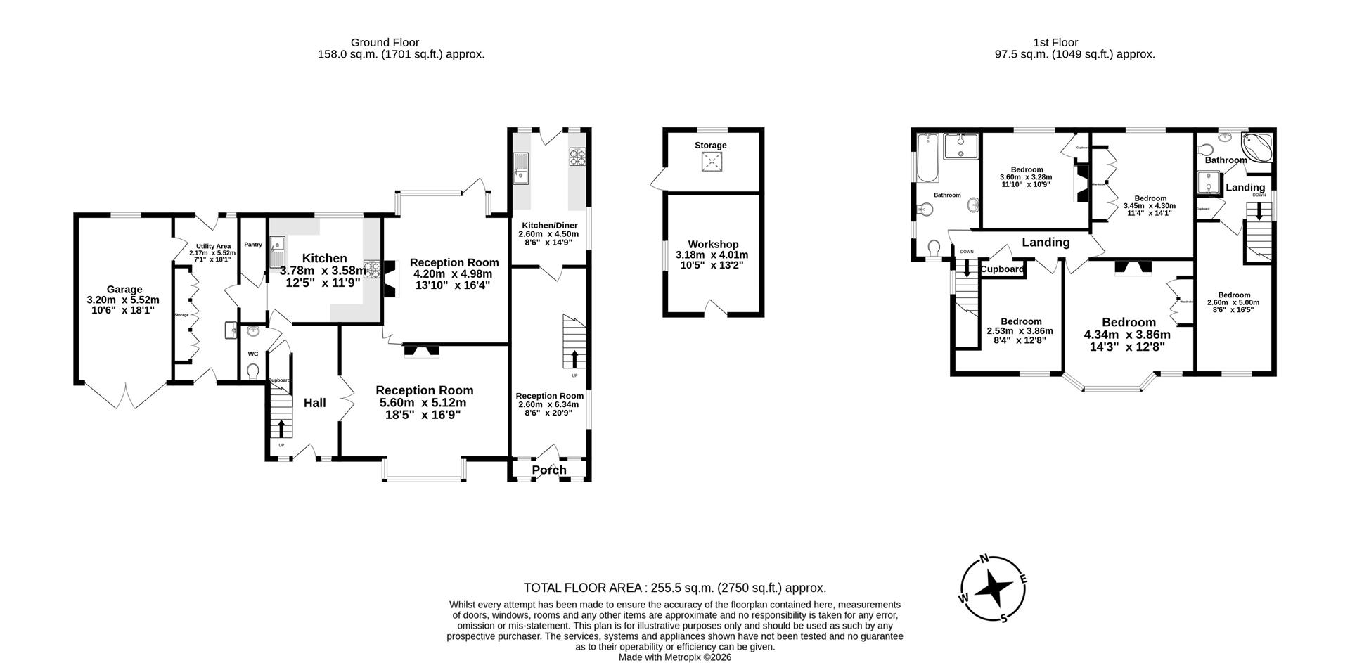 35, Windmill Lane, Epsom floorplan