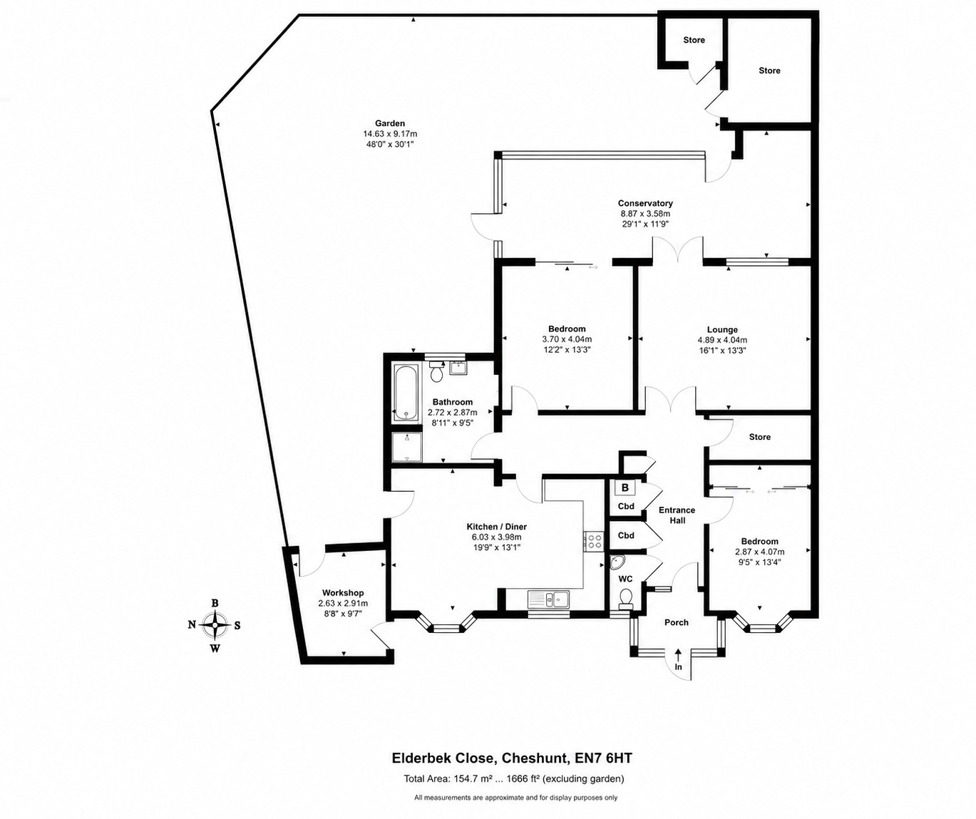 100, Elderbek Close, Waltham Cross floorplan