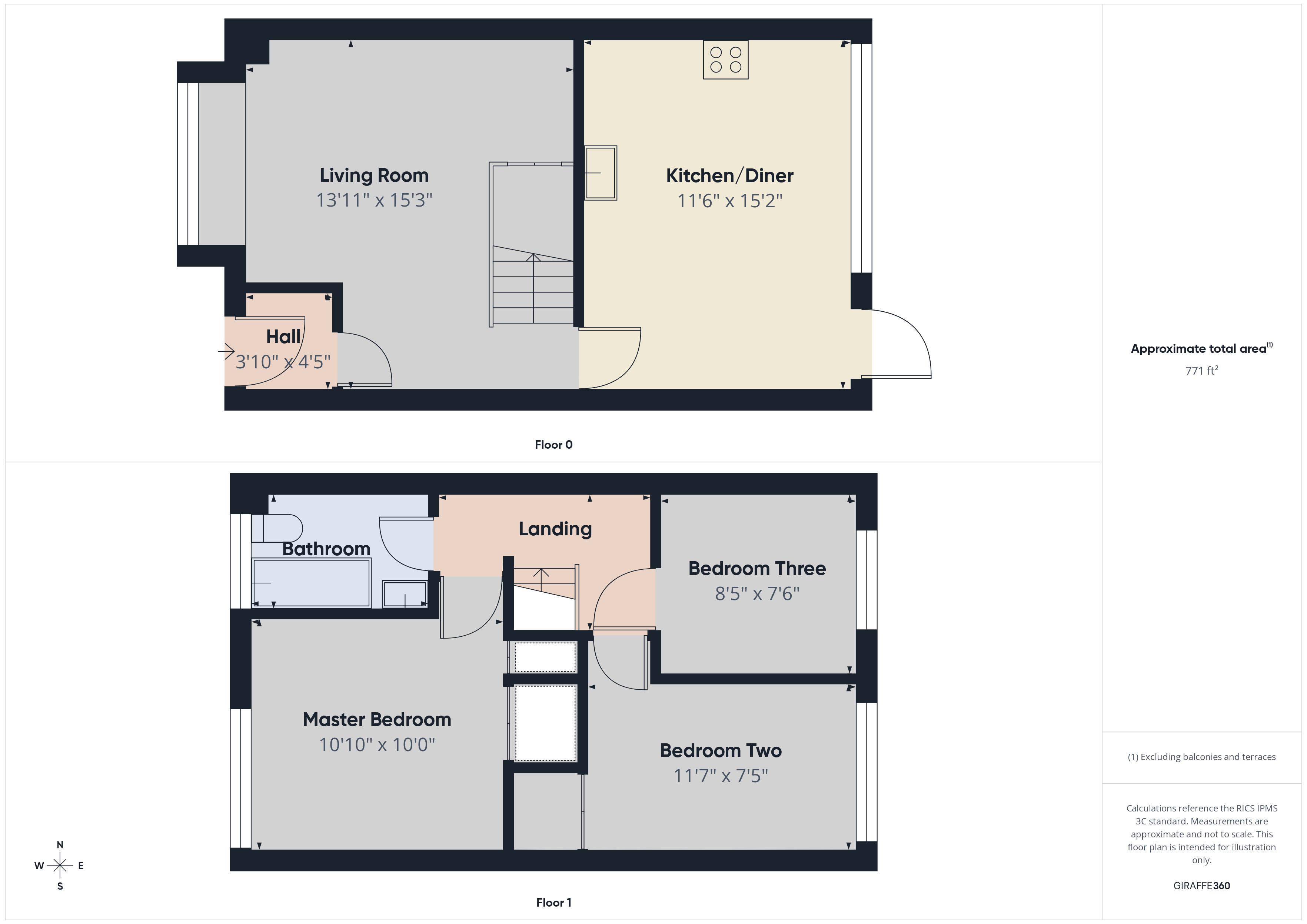 2, Mirberry Mews, Nottingham floorplan