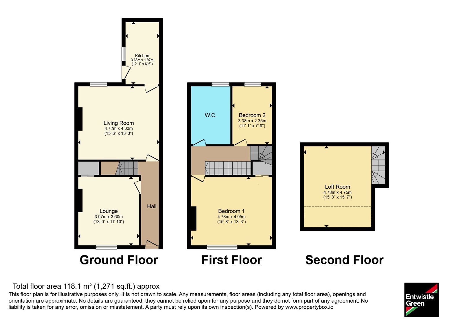 1, Elizabeth Street, Lancashire floorplan