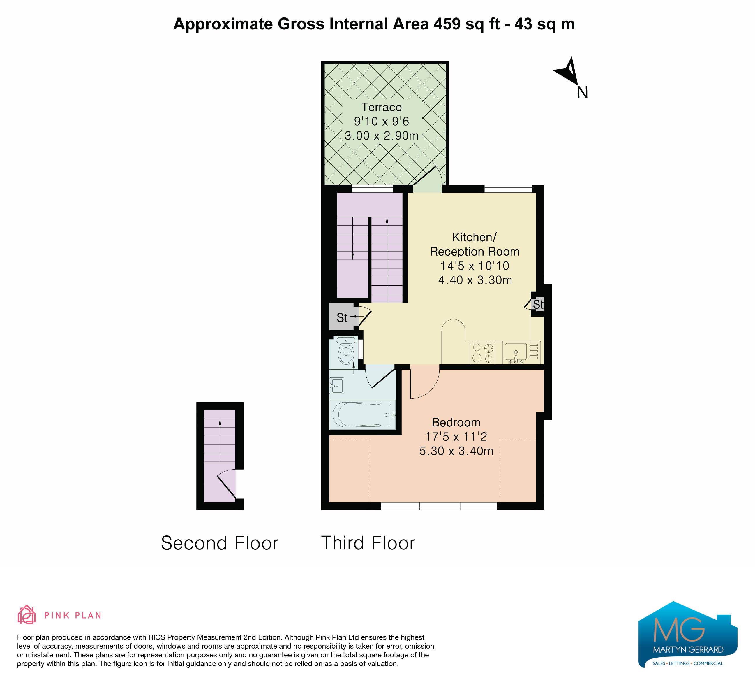 Flat C, 15, Savernake Road, London floorplan