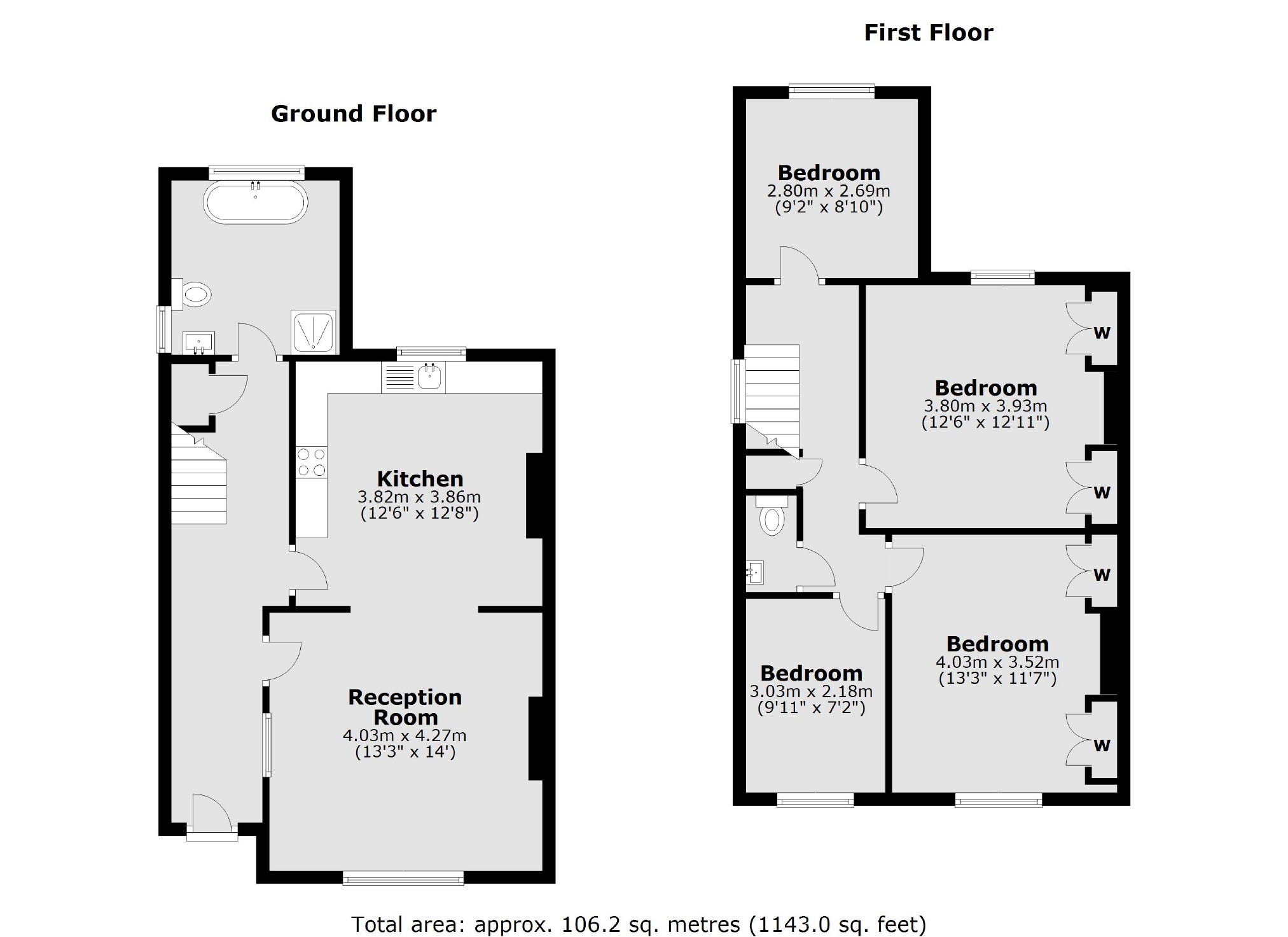 22, Cambridge Road North, London floorplan