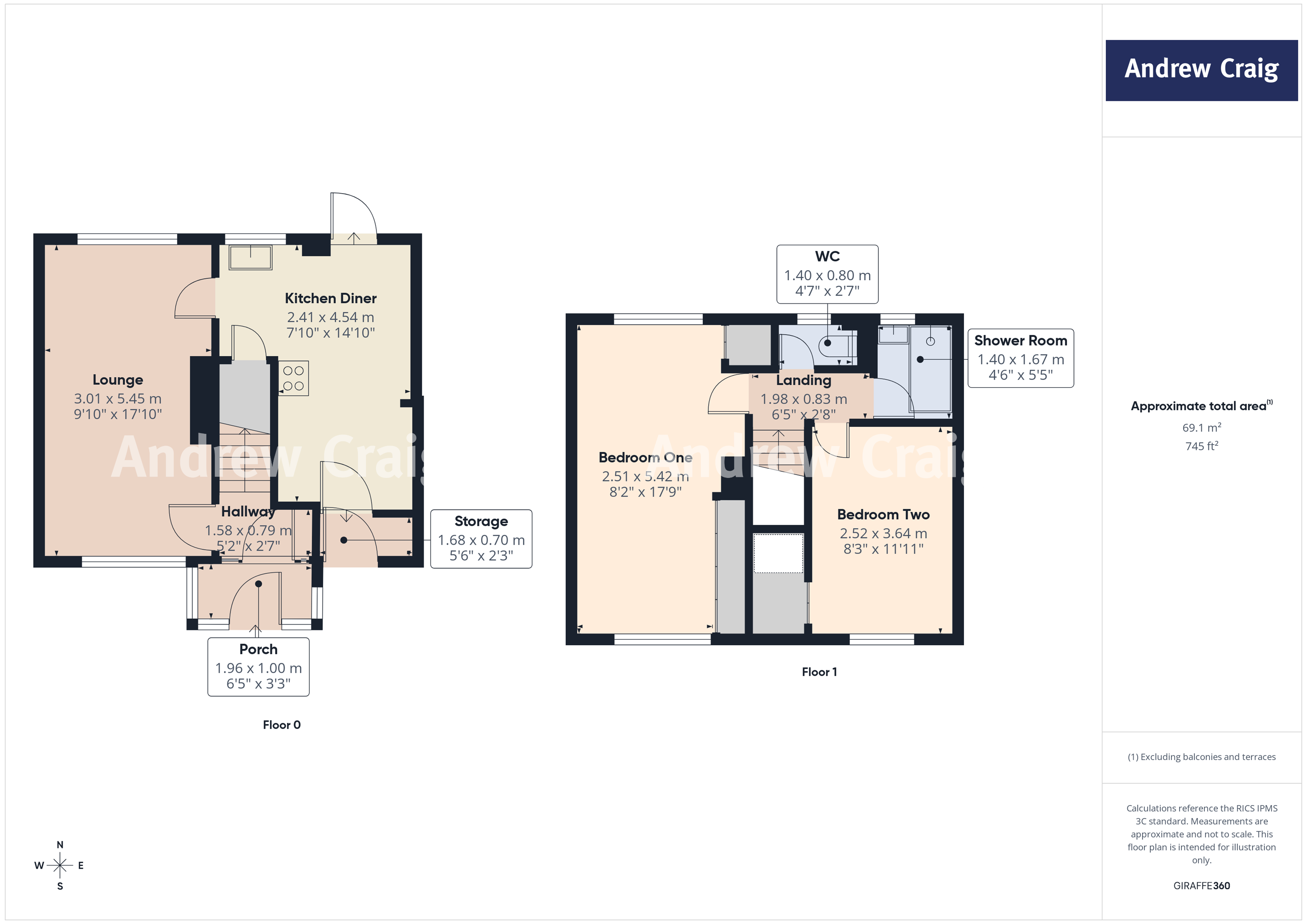14 Hogarth Road, South Shields floorplan