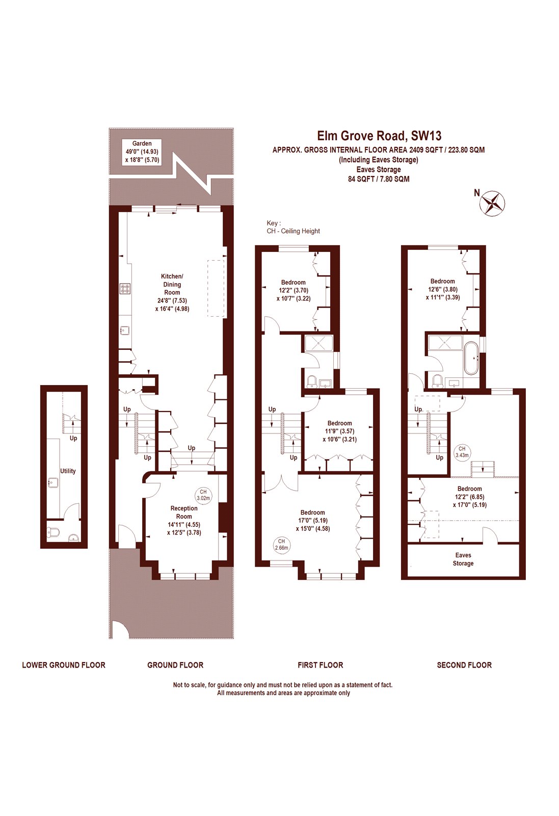 107, Elm Grove Road, London floorplan