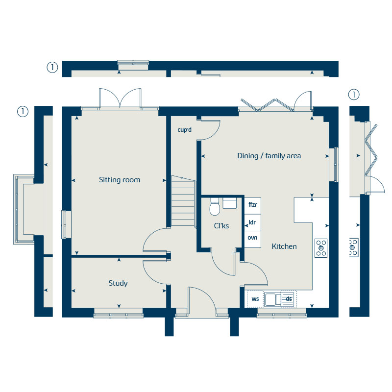 3, Marshfoot Lane, Hailsham floorplan