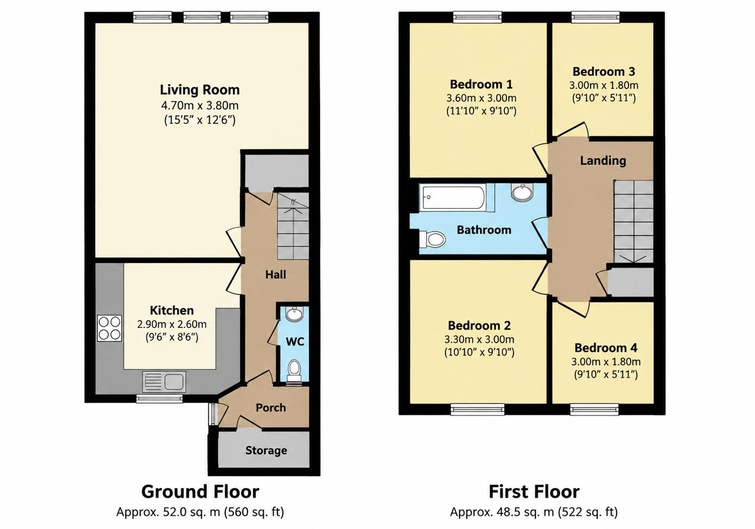 80, Bramingham Road, Luton floorplan
