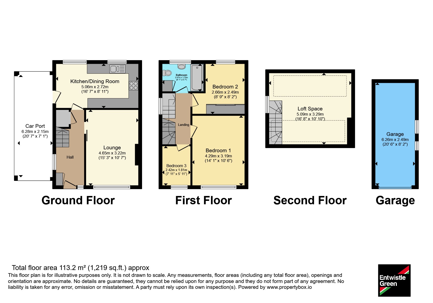 218, Bristol Avenue, Leyland floorplan
