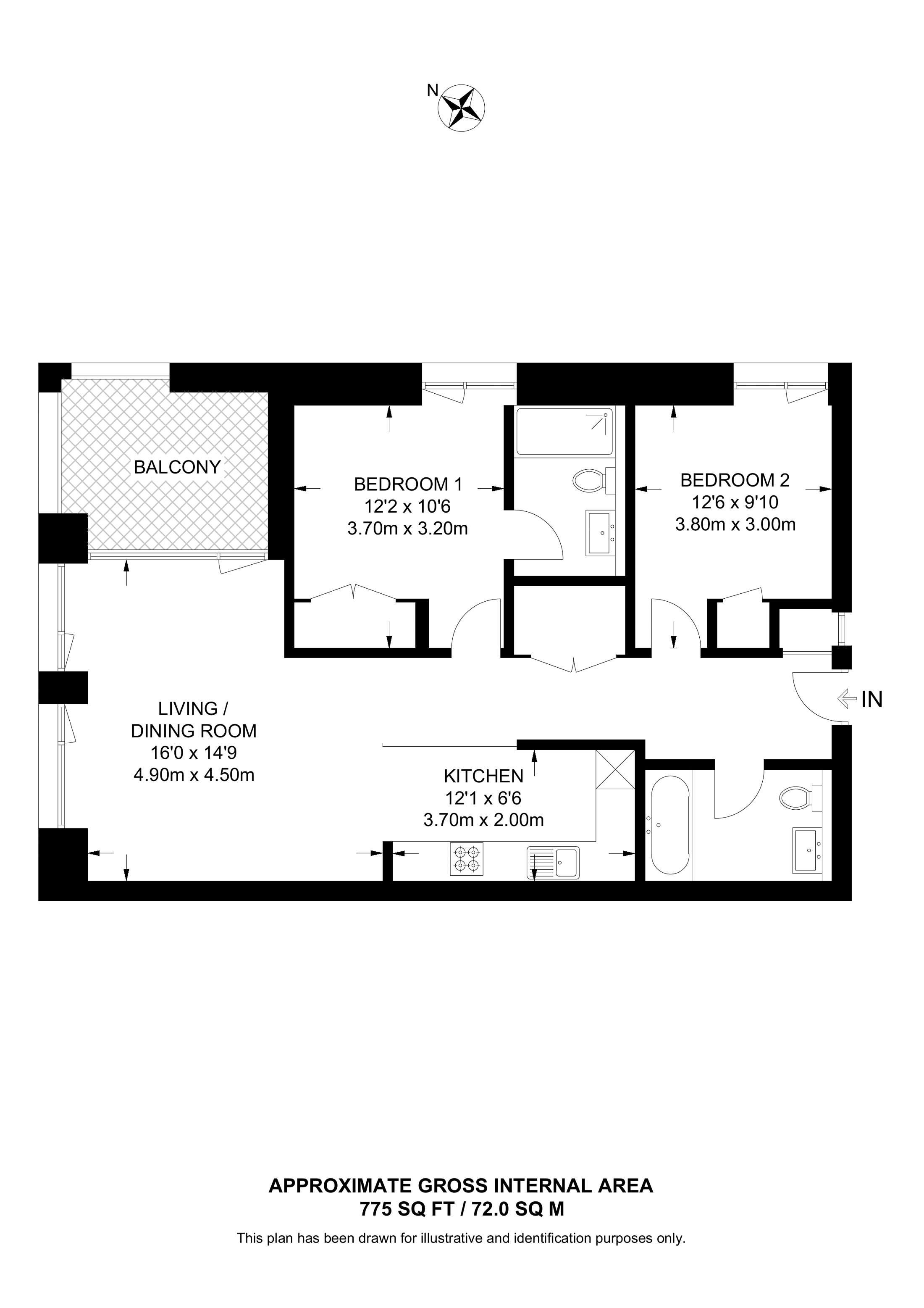 Maple Path, Hackney floorplan