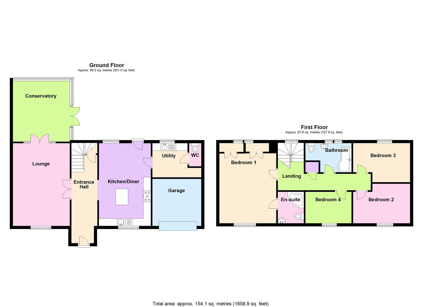 4, Kings Arms Close, Boston floorplan