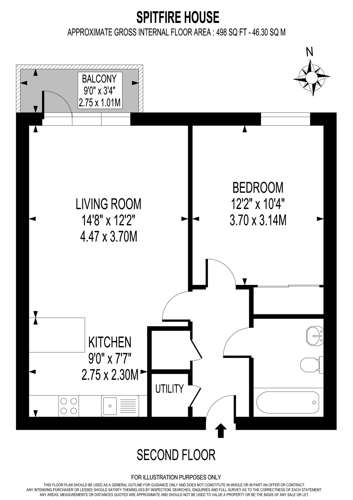 Spitfire House, 23 Coombe Lane, Raynes Park, SW20 floorplan