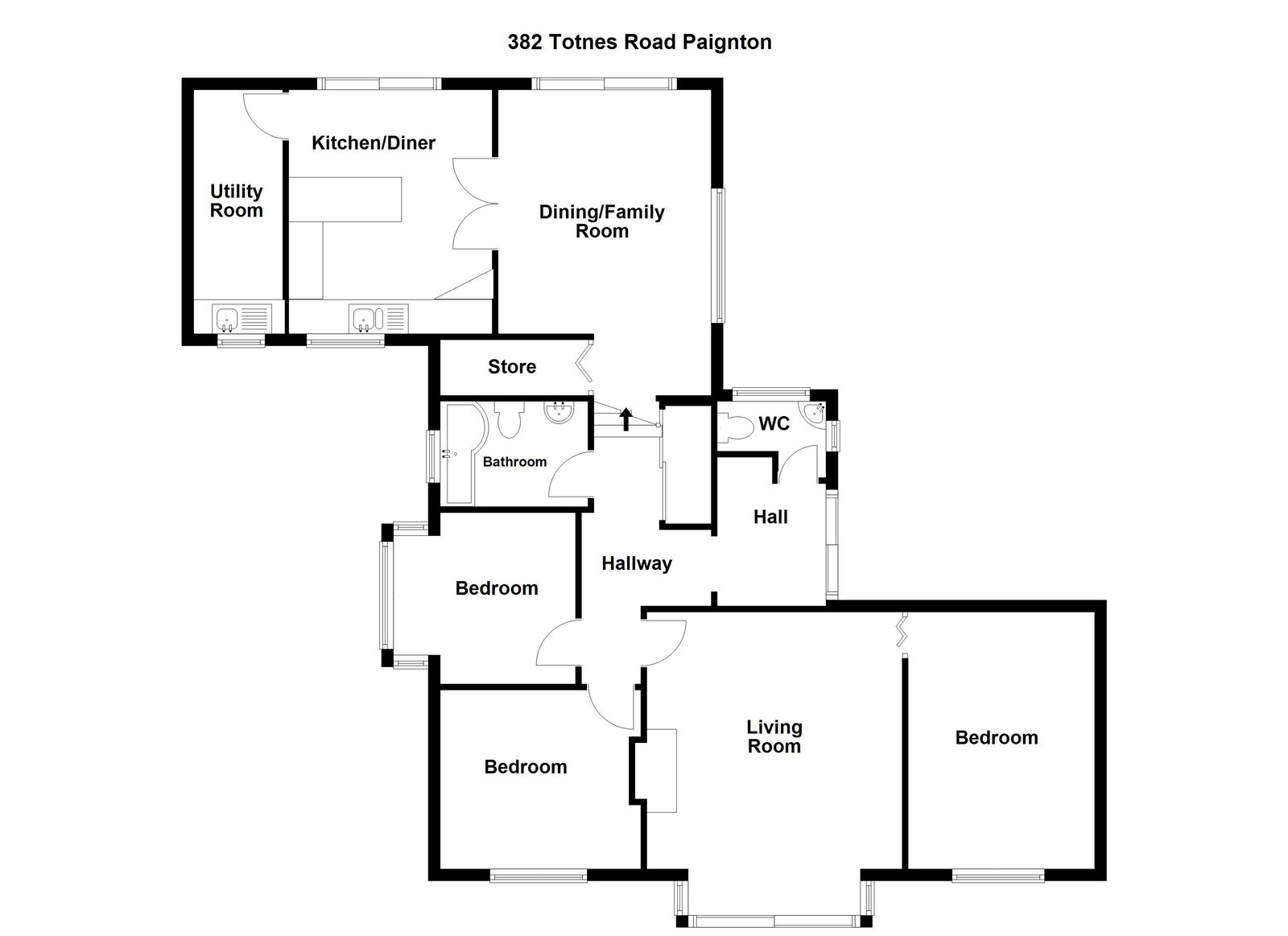 382, Totnes Road, Paignton floorplan