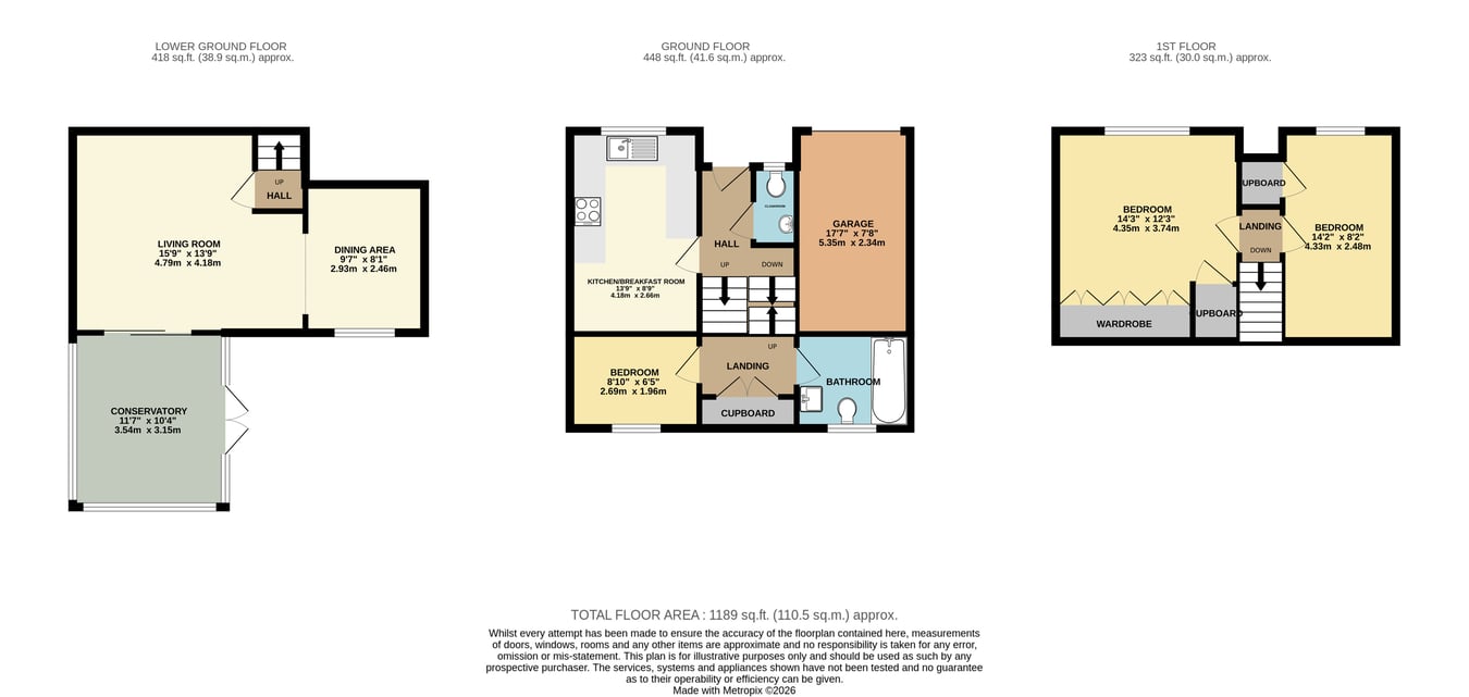 8, Wellesley Close, Bexhill-on-Sea floorplan