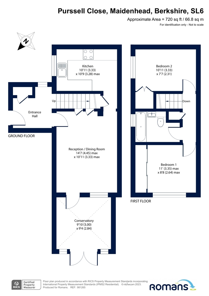 24, Purssell Close, Berkshire floorplan