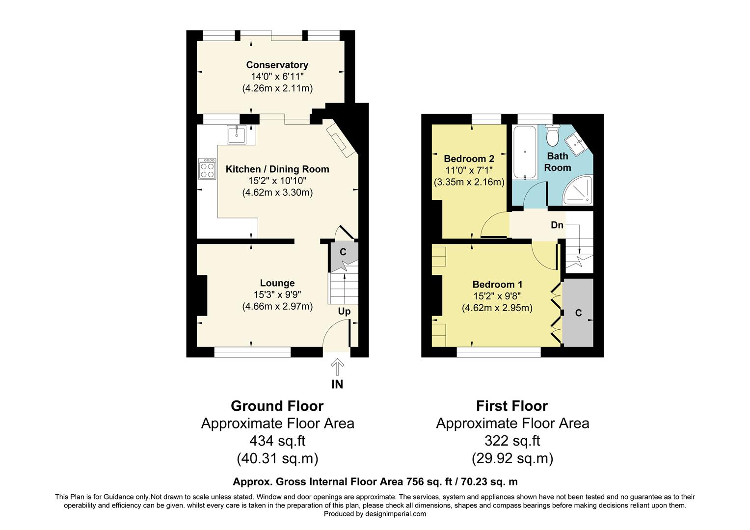 Mint Road, Wallington floorplan