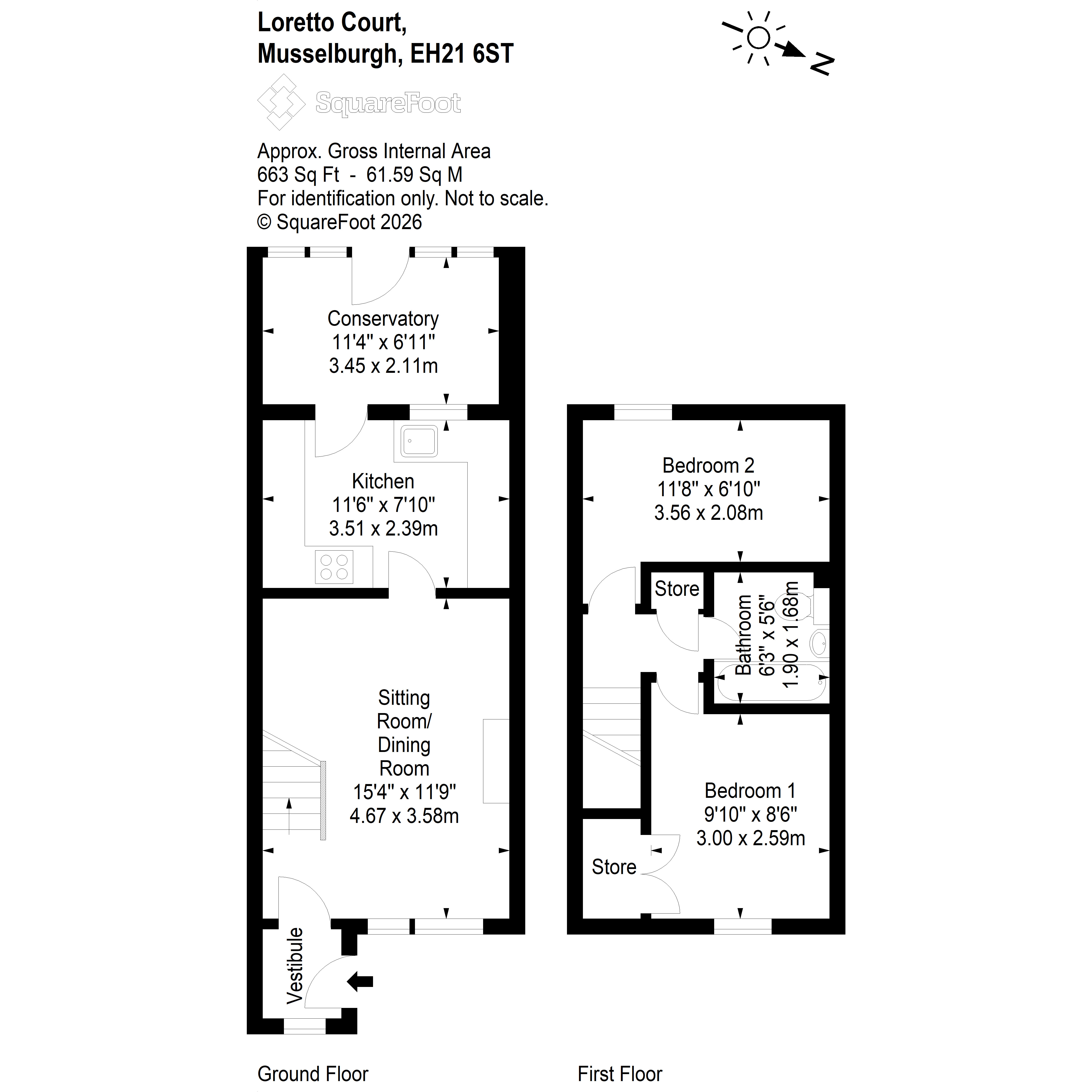 18, Loretto Court, Musselburgh floorplan