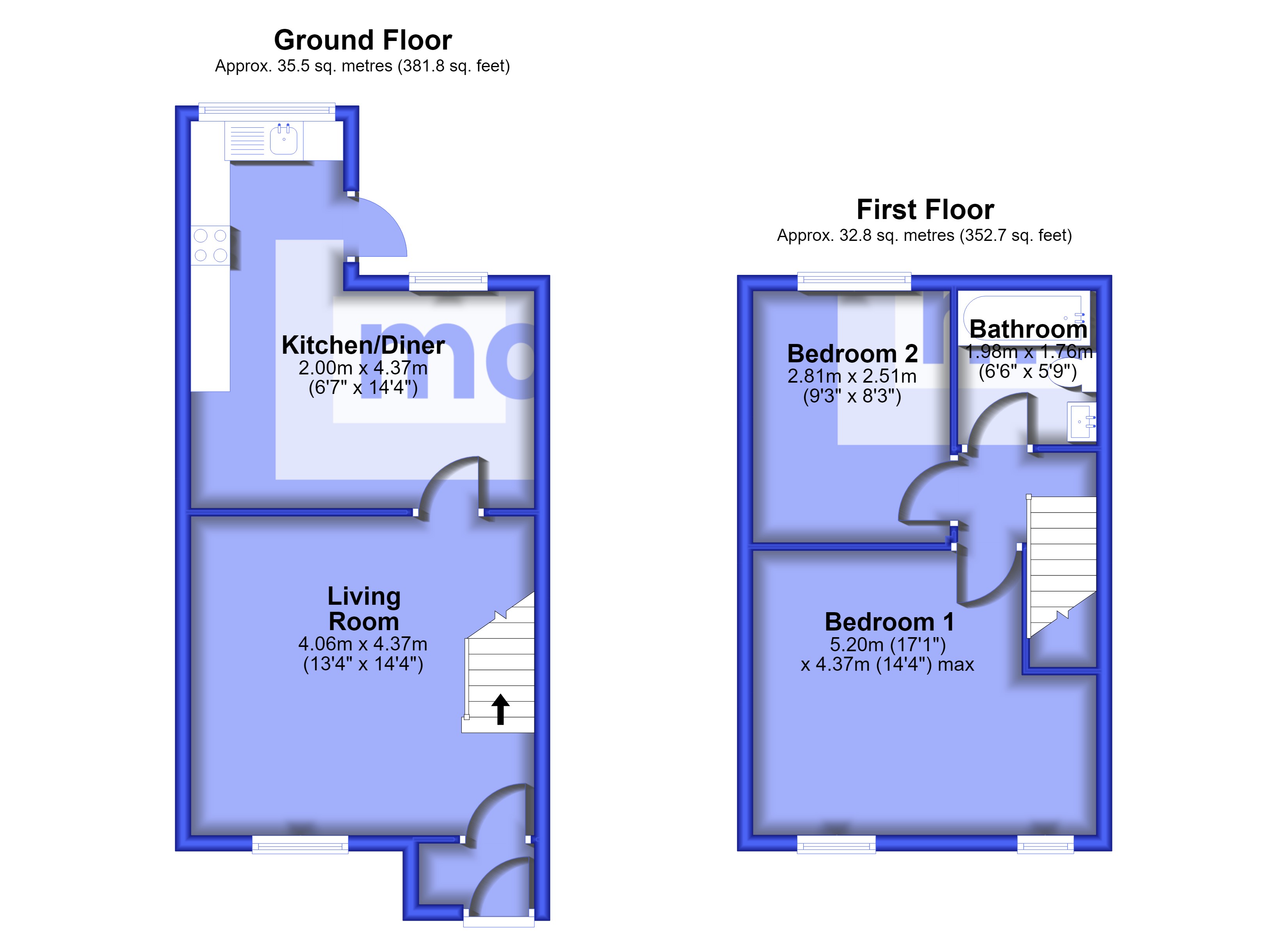 64, Emma Street, Lancashire floorplan