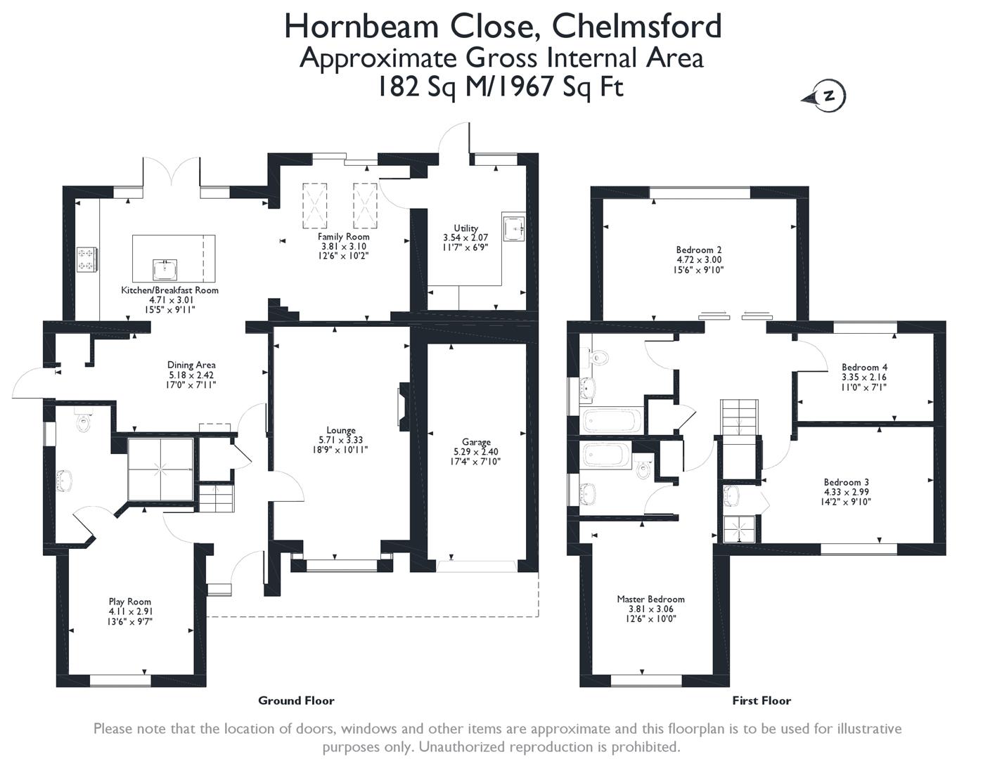 4 Bedrooms Detached house for sale in Hornbeam Close, Tile Kiln, Chelmsford CM2