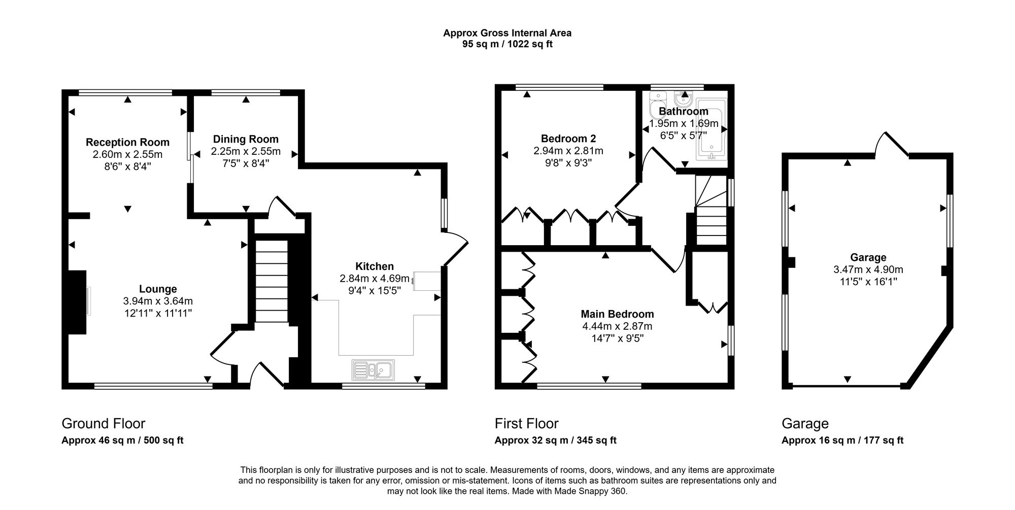 20 Edinburgh Drive, Wigan floorplan