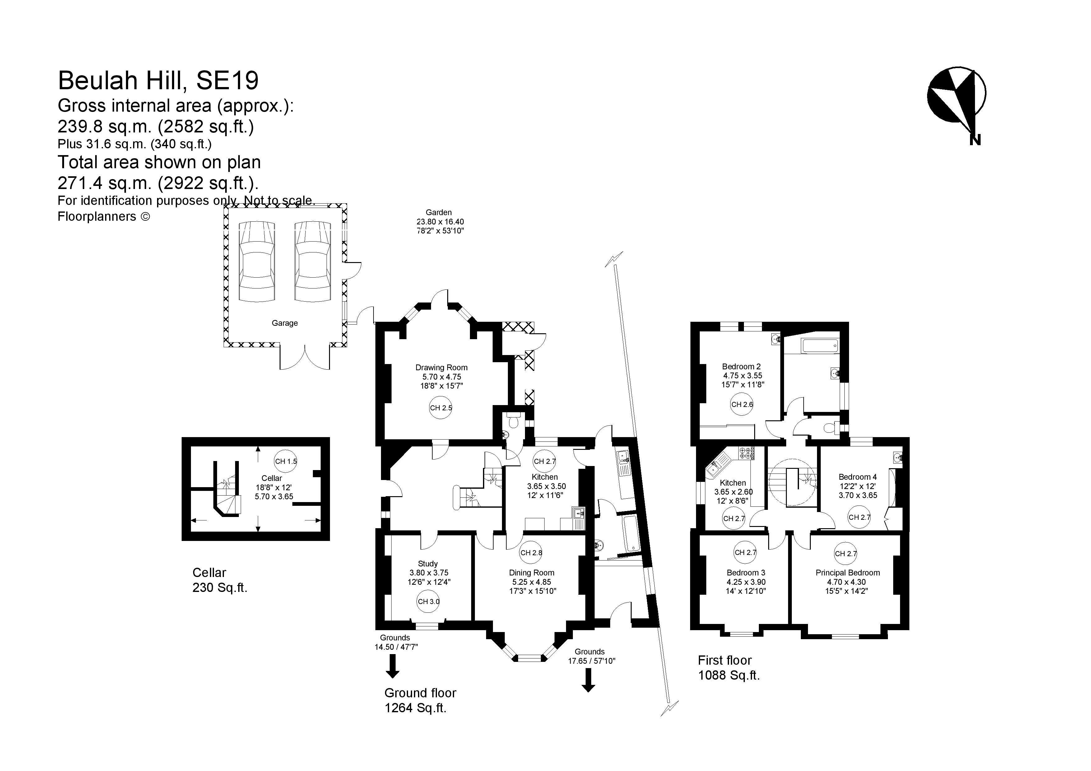 71, Beulah Hill, London floorplan