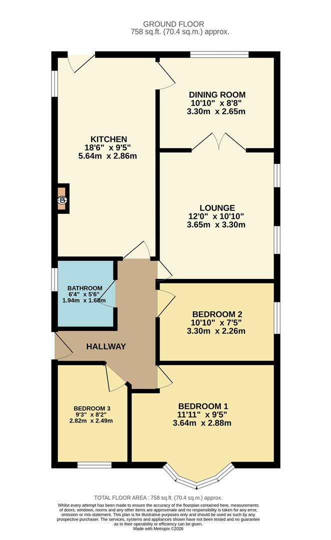 20, Seafield Drive, Abergele floorplan