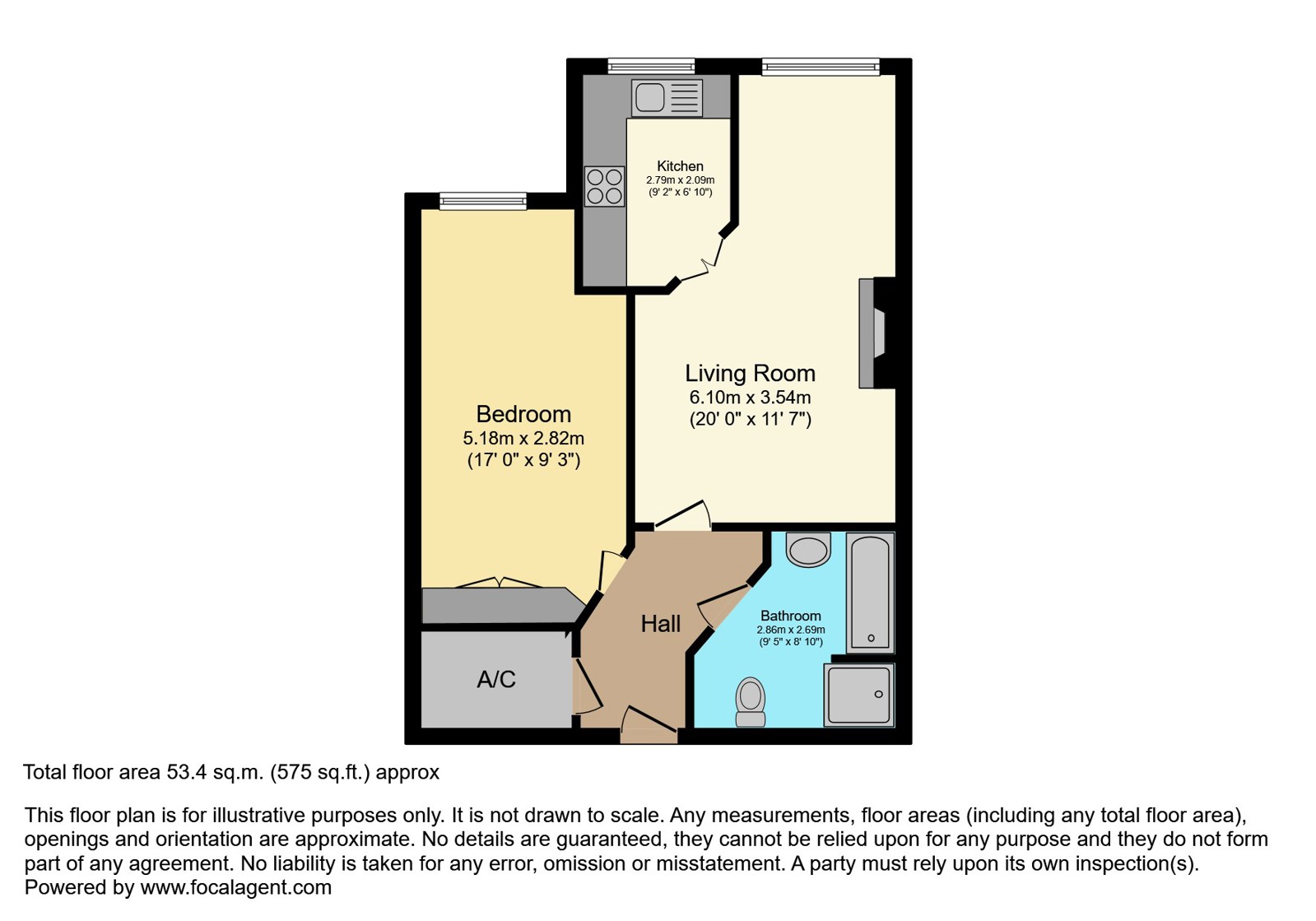 52, Castle Court (Tonbridge), Tonbridge floorplan