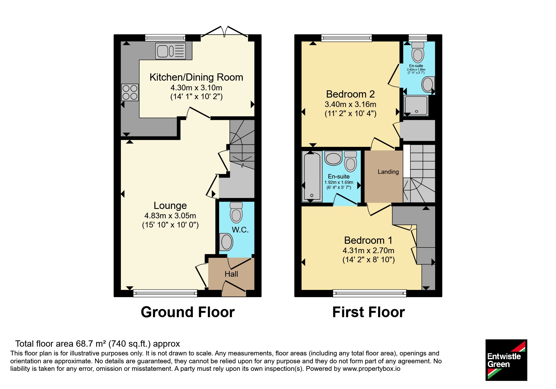 19, Lily Court, Lancashire floorplan