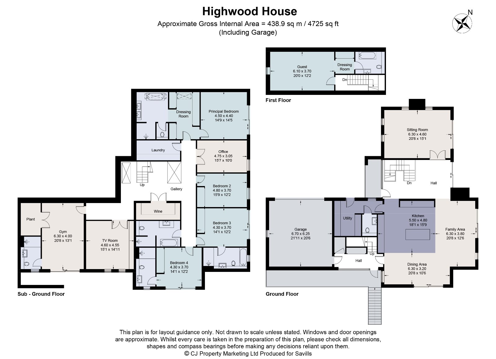 Highwood House, Yarnells Hill, Oxfordshire floorplan