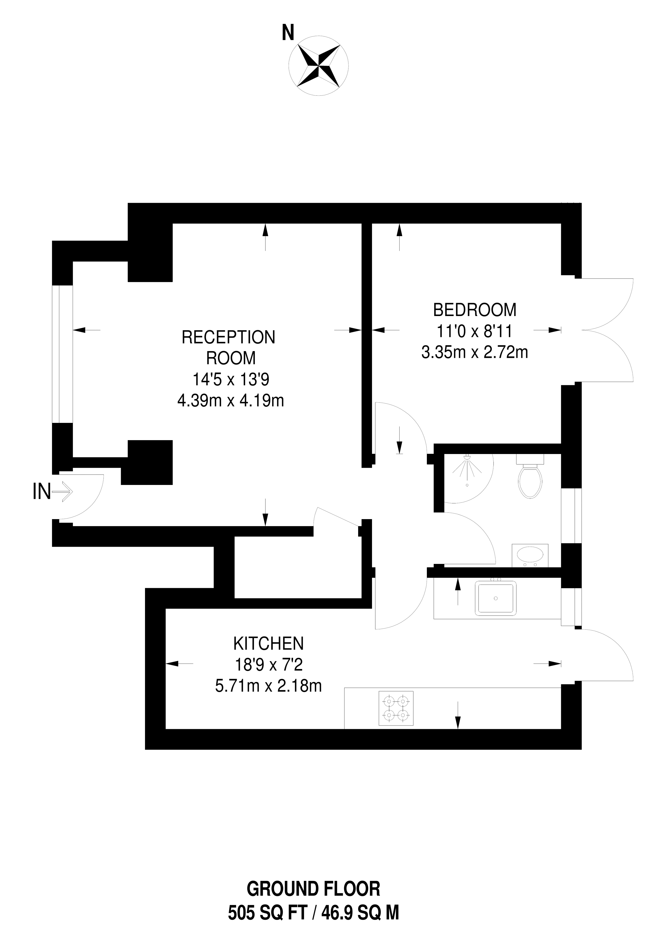 1 Bedrooms Flat to rent in Wilsmere Drive, Northolt UB5