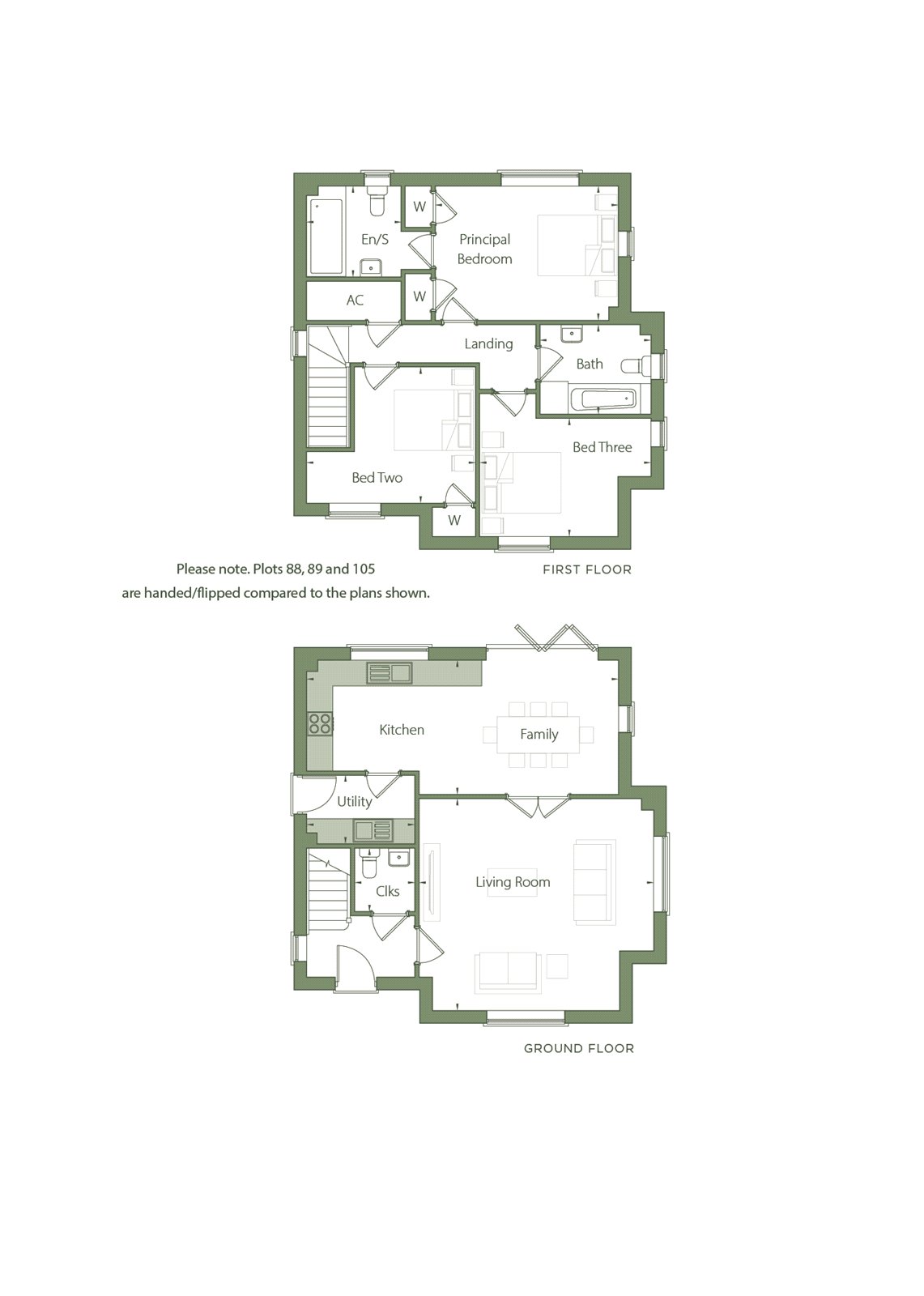 Plot 87 The Paris II, Chattowood, Elmstead Market floorplan
