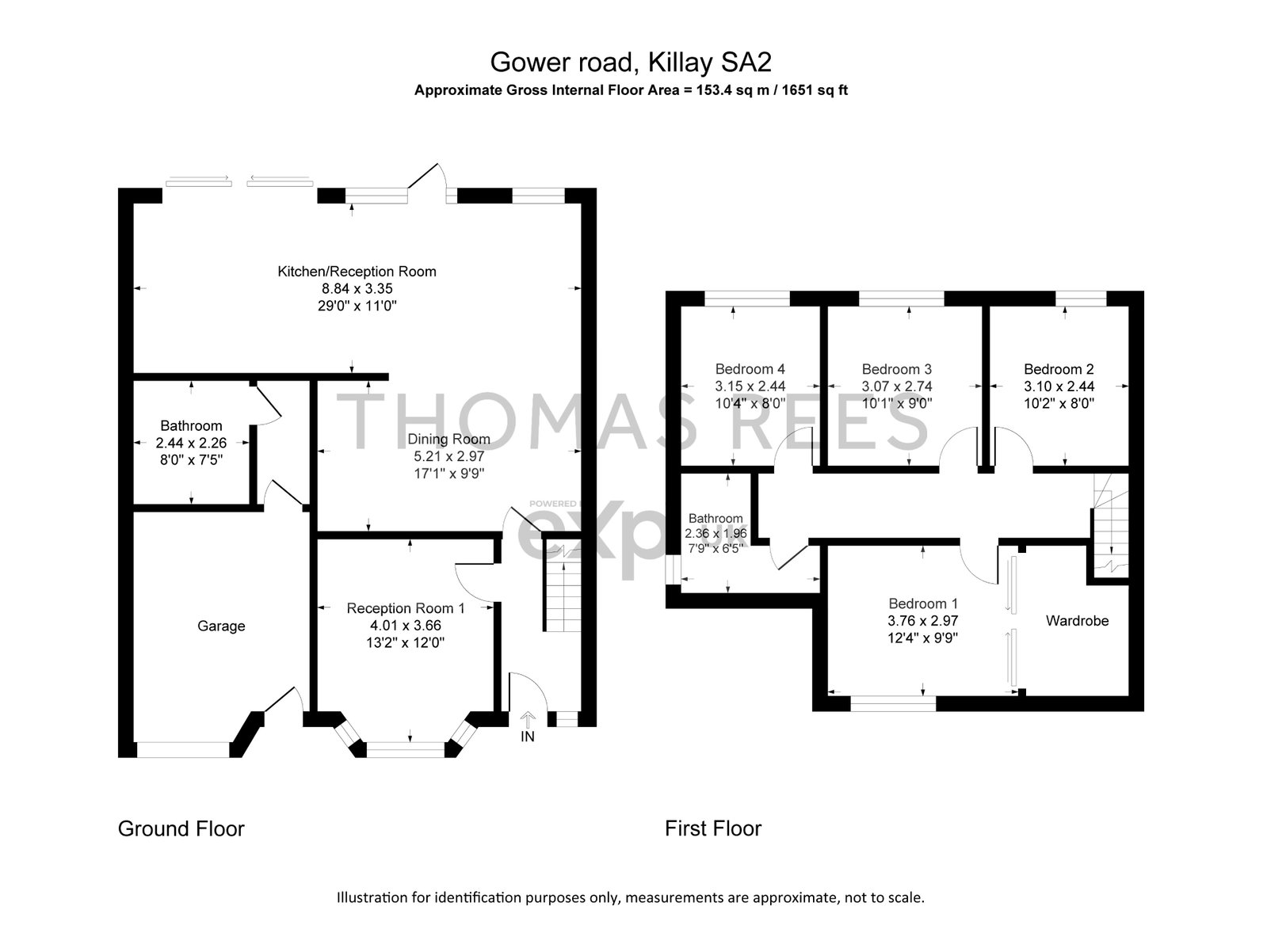 392, Gower Road, Swansea floorplan