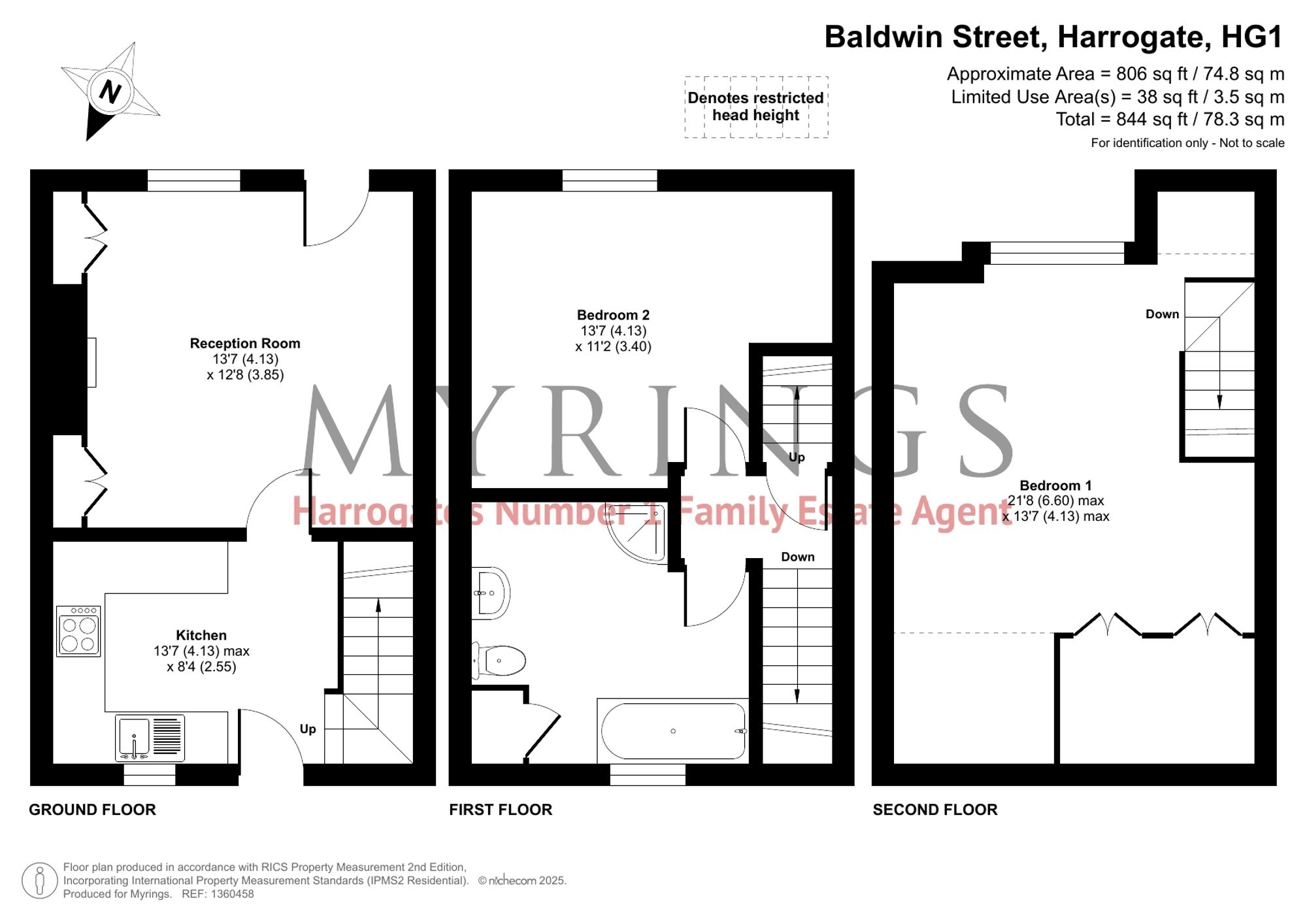 11 Baldwin Street, Harrogate floorplan